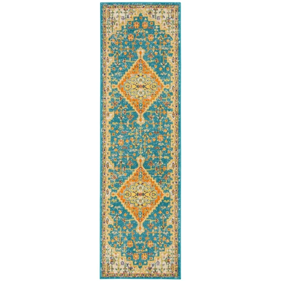 Nourison Allur Modern Persian Boho Floral Medallion Area Rug