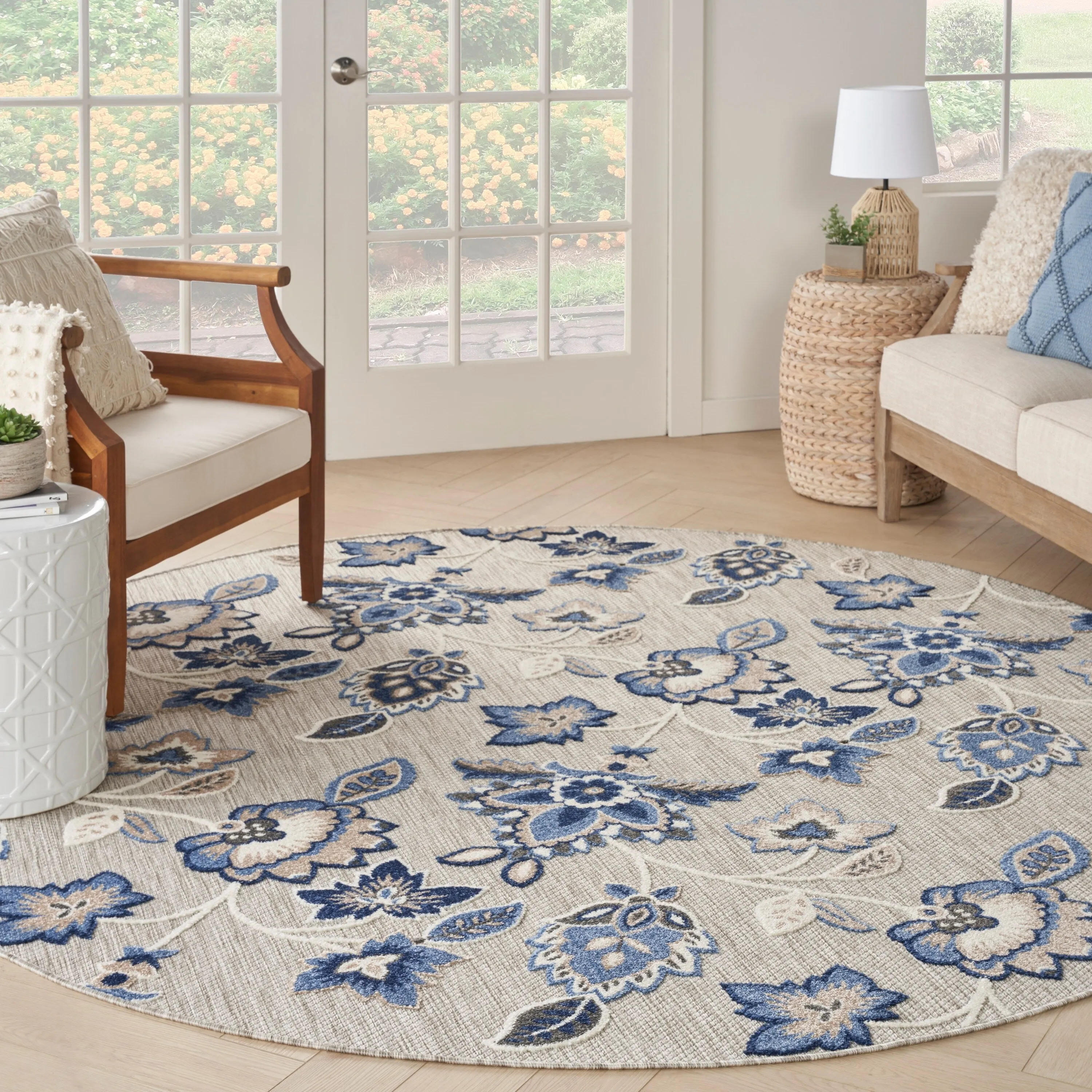 Nourison Aloha Indoor/Outdoor Floral Area Rug