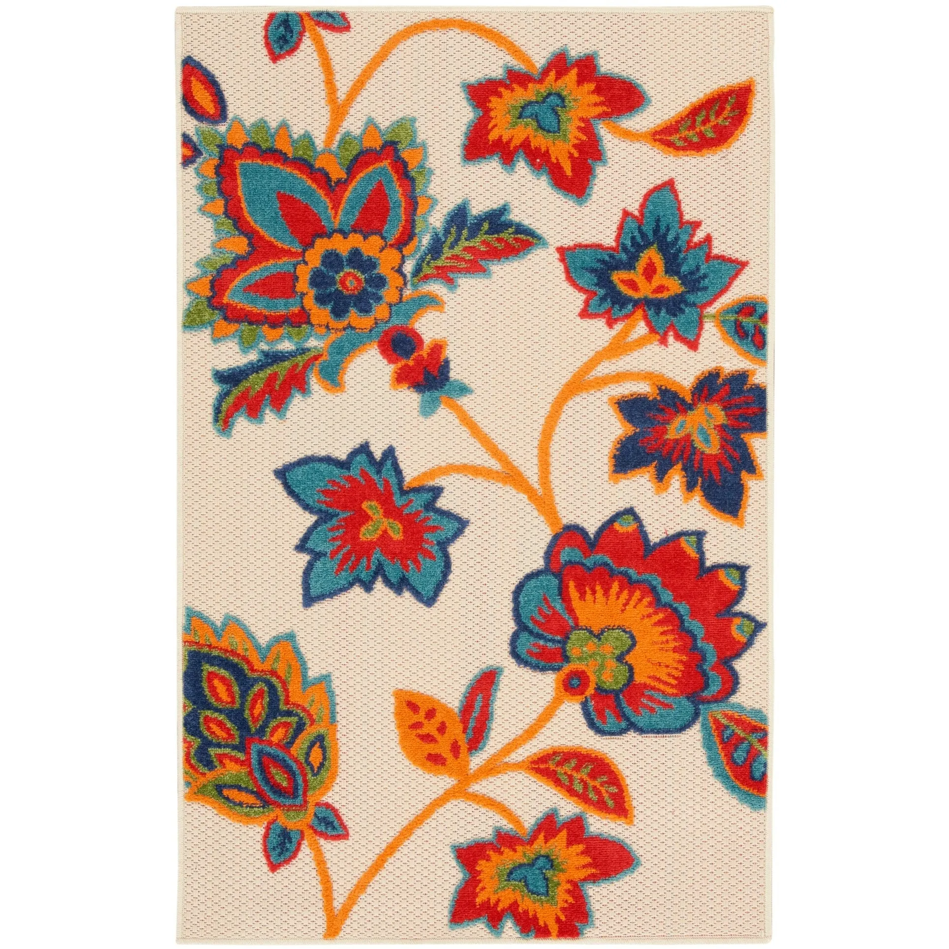 Nourison Aloha Indoor/Outdoor Floral Area Rug