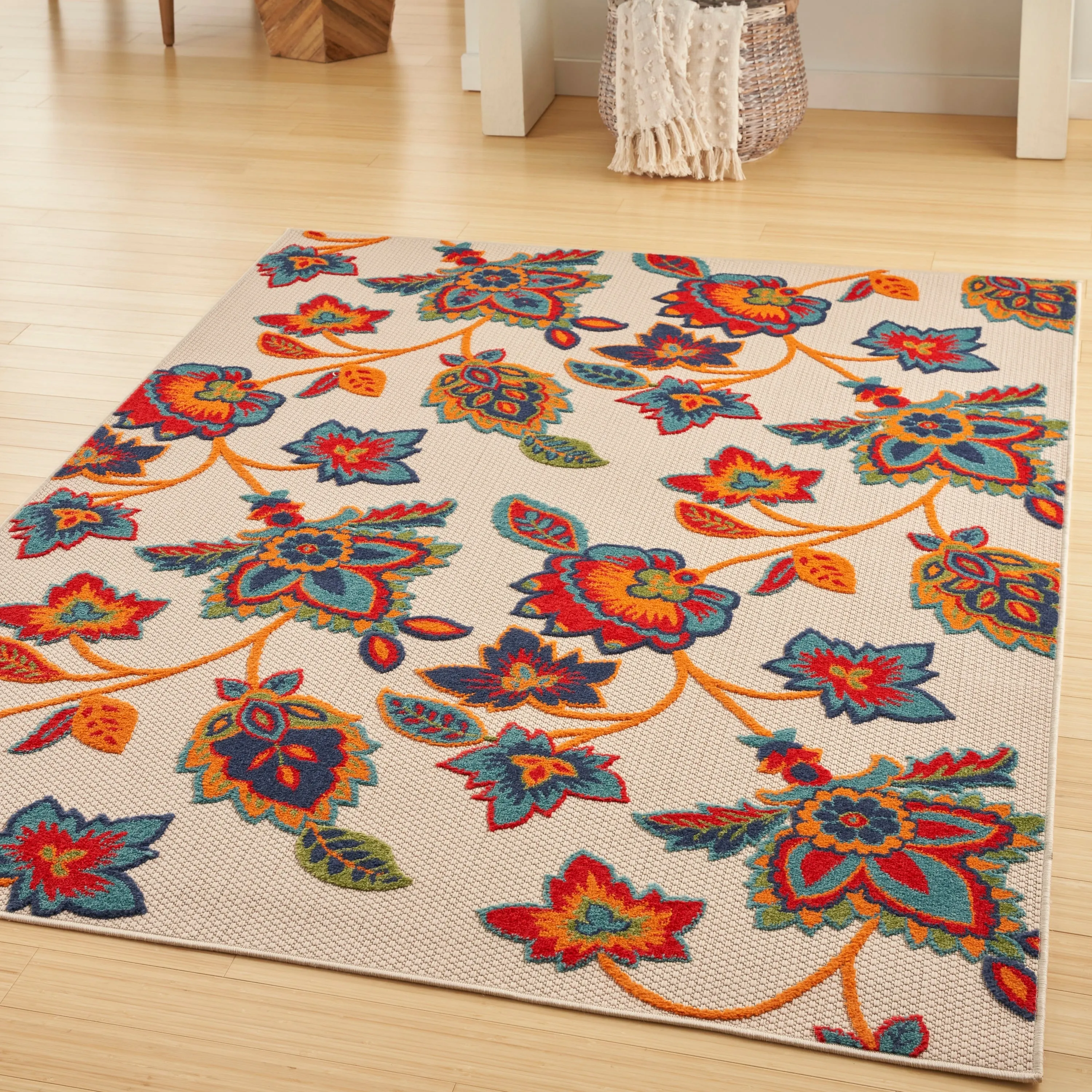 Nourison Aloha Indoor/Outdoor Floral Area Rug