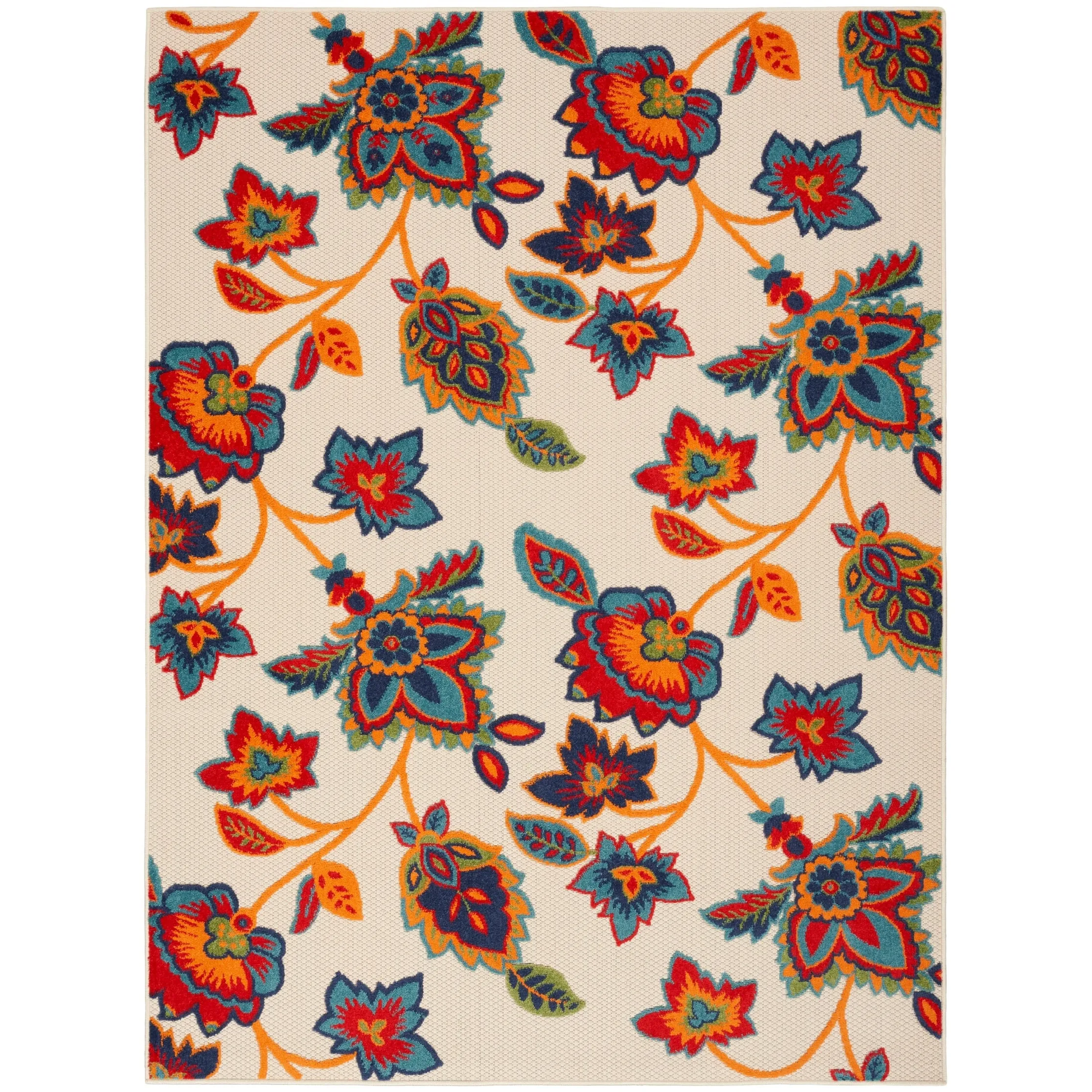 Nourison Aloha Indoor/Outdoor Floral Area Rug