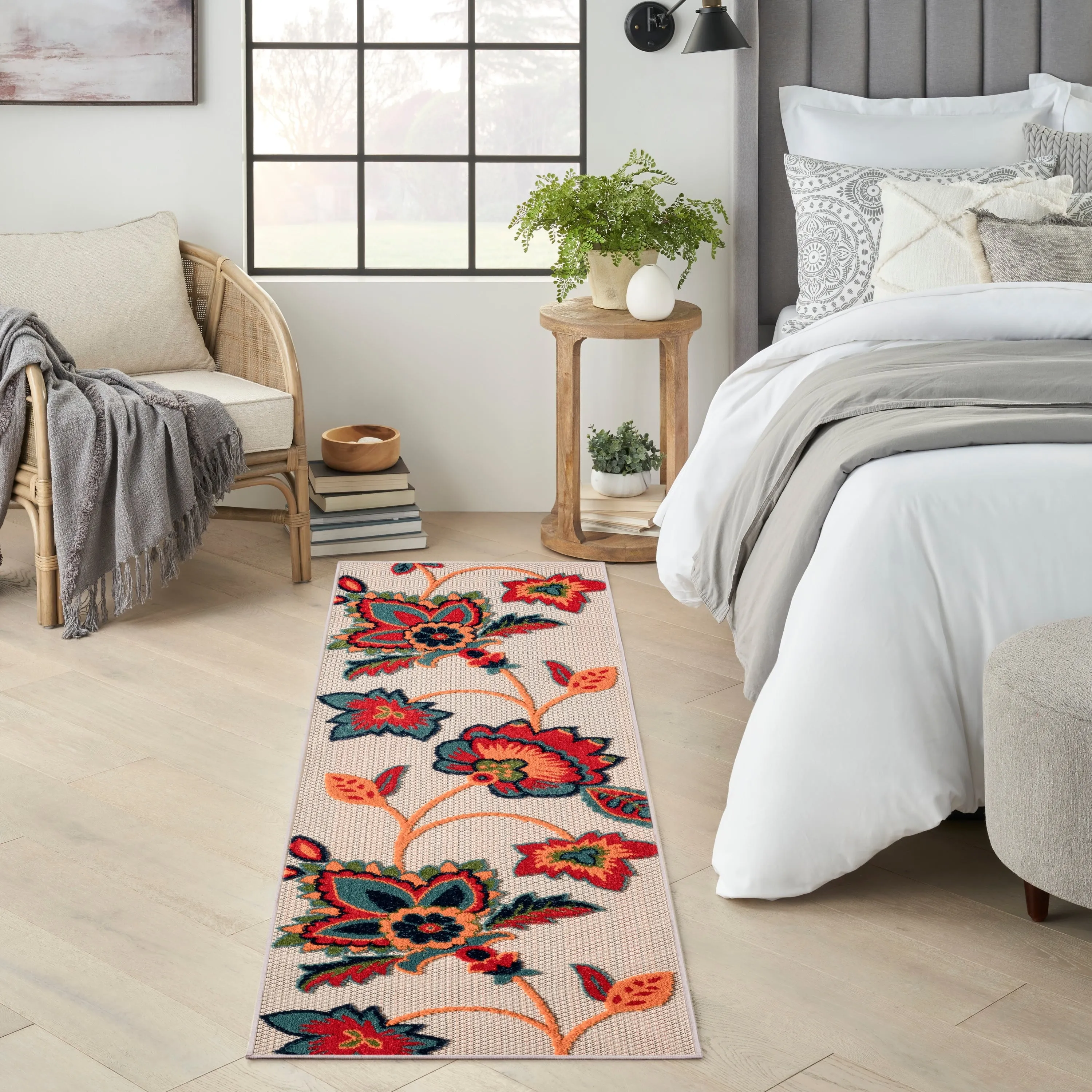 Nourison Aloha Indoor/Outdoor Floral Area Rug