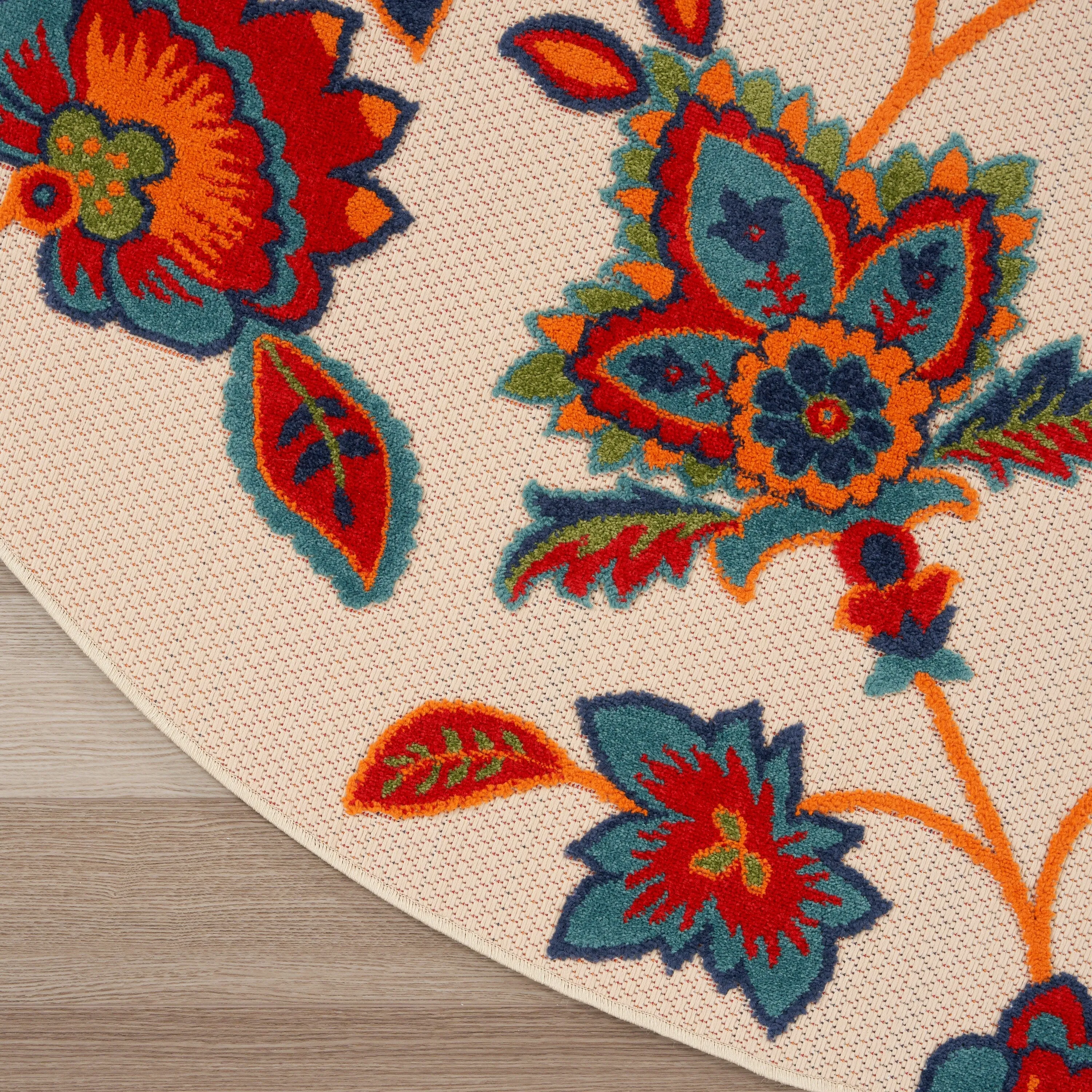 Nourison Aloha Indoor/Outdoor Floral Area Rug