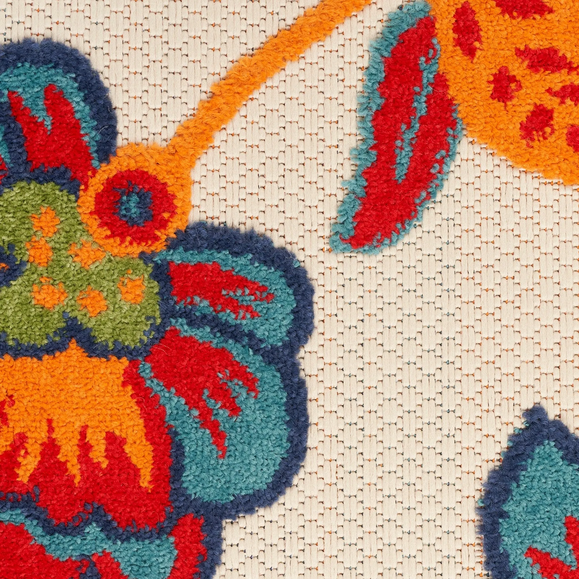 Nourison Aloha Indoor/Outdoor Floral Area Rug