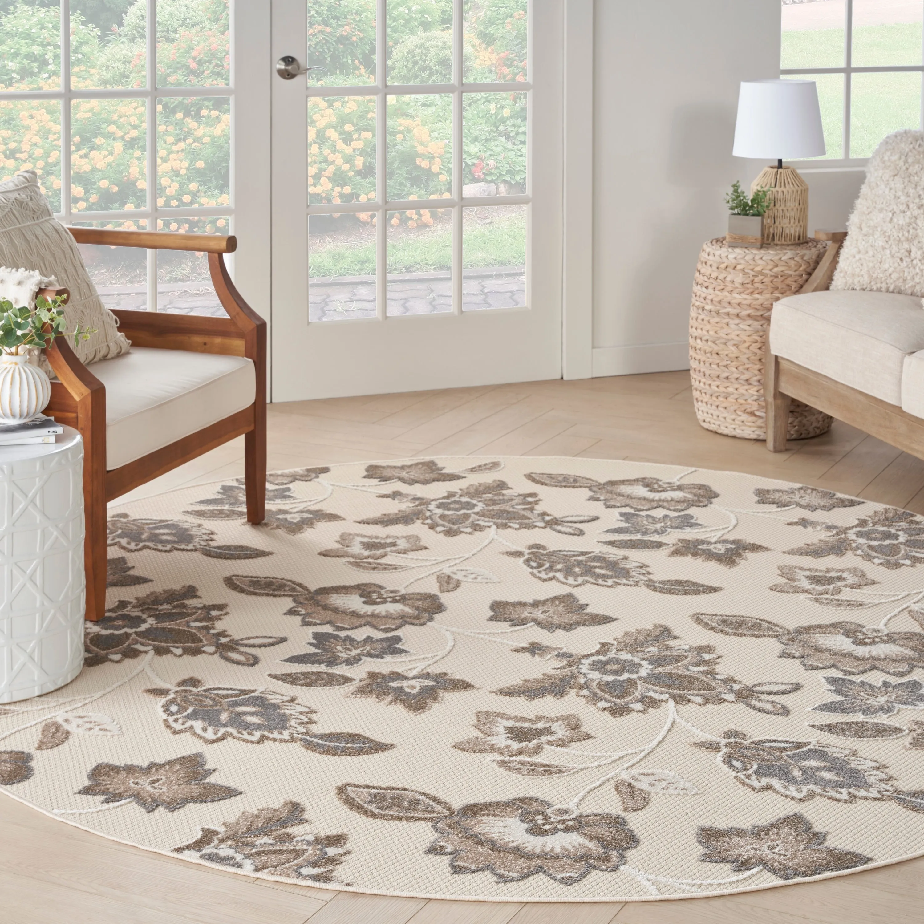 Nourison Aloha Indoor/Outdoor Floral Area Rug