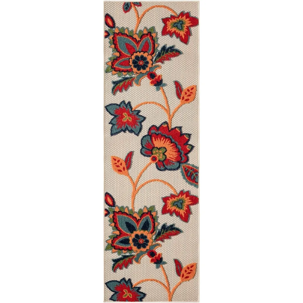 Nourison Aloha Indoor/Outdoor Floral Area Rug