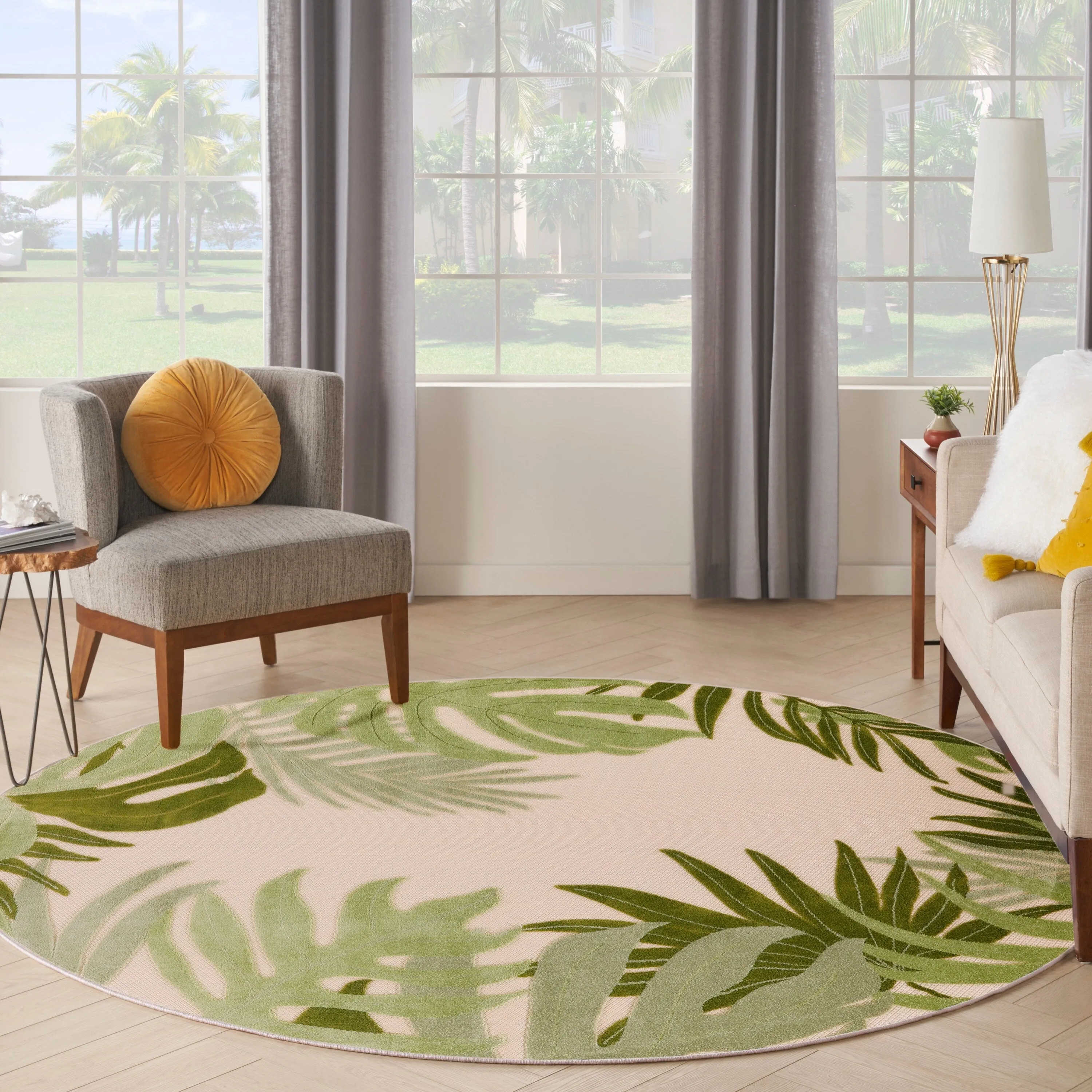 Nourison Aloha Indoor/Outdoor Nature Area Rug
