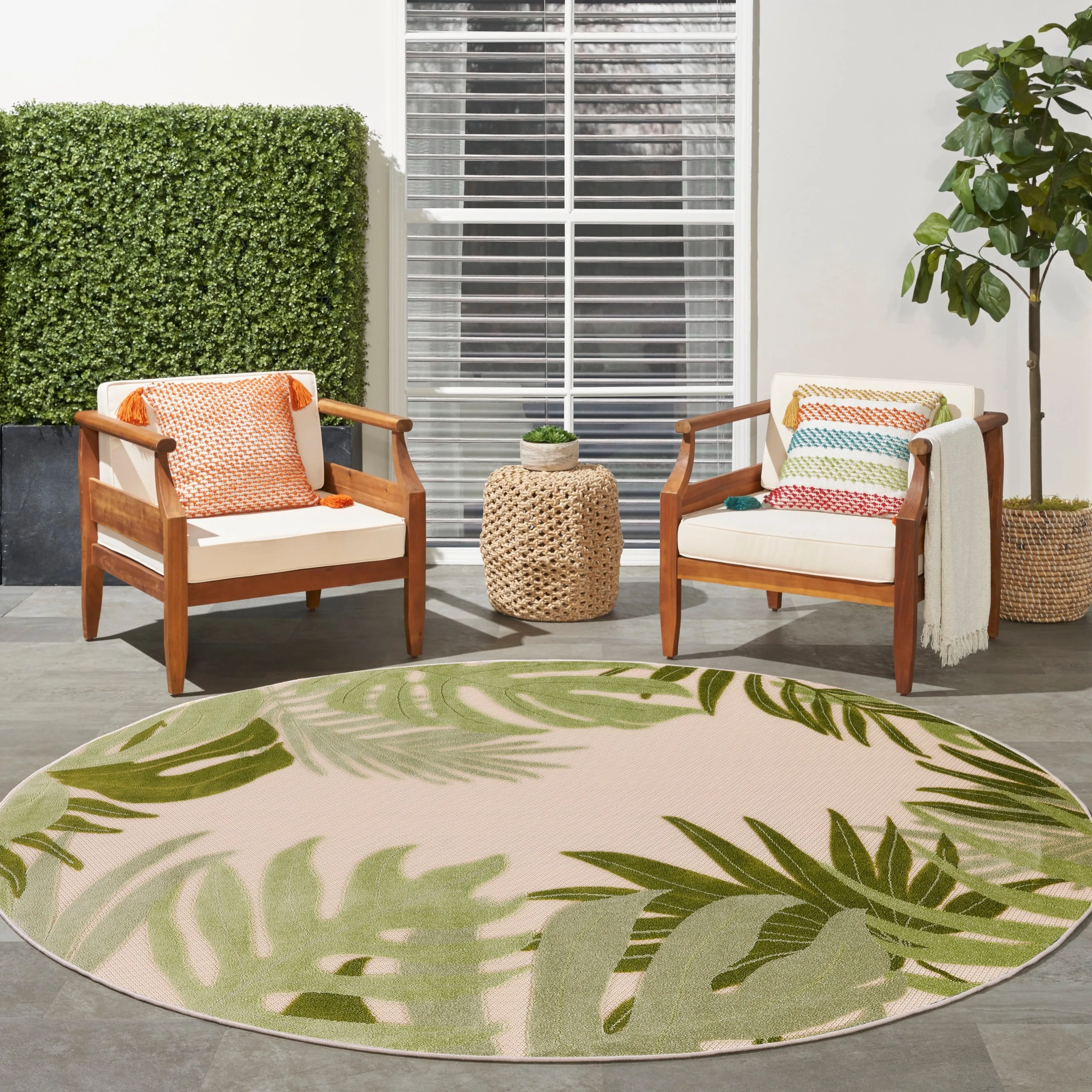 Nourison Aloha Indoor/Outdoor Nature Area Rug