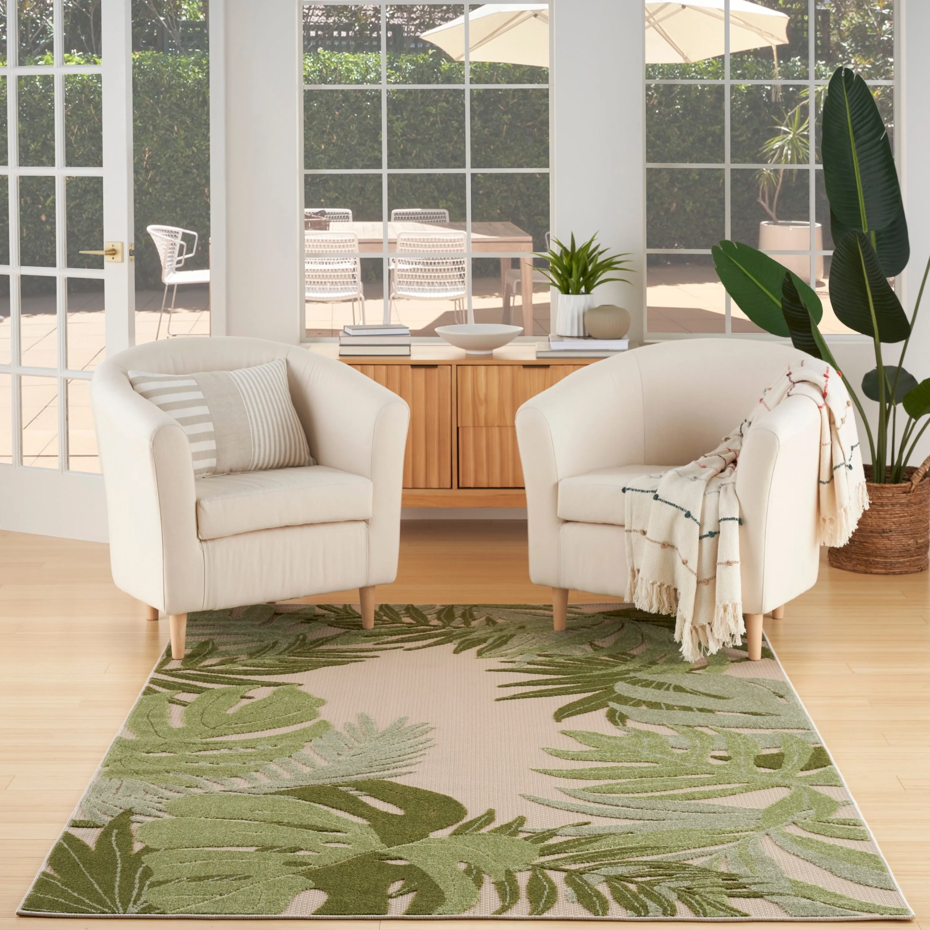 Nourison Aloha Indoor/Outdoor Nature Area Rug