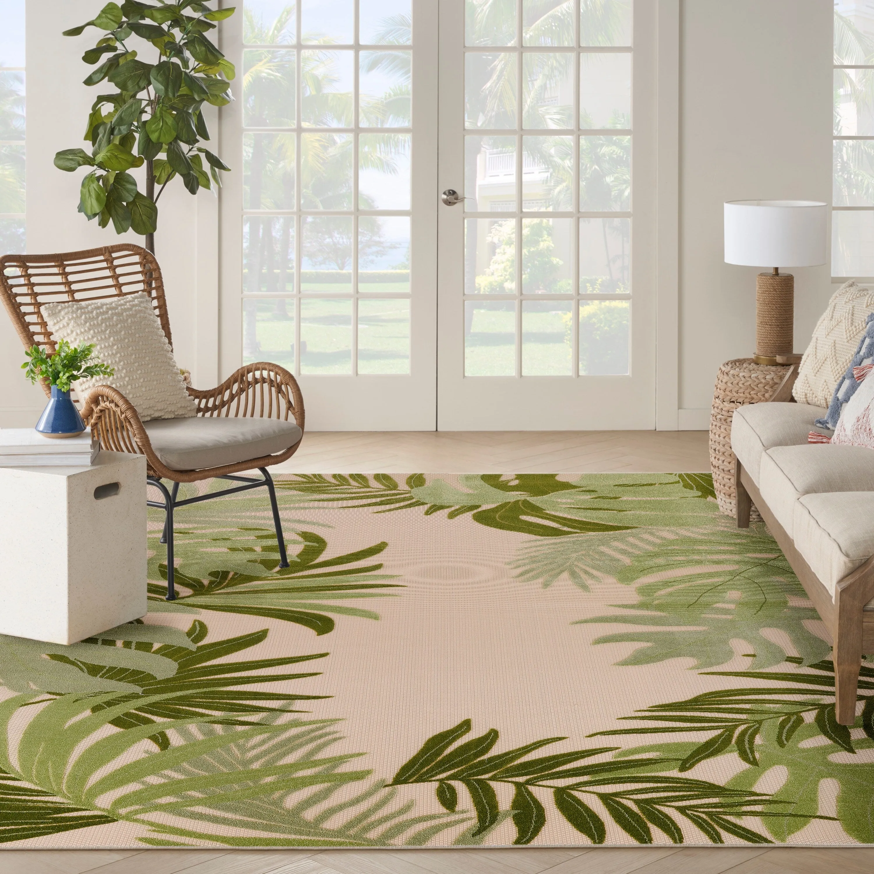 Nourison Aloha Indoor/Outdoor Nature Area Rug