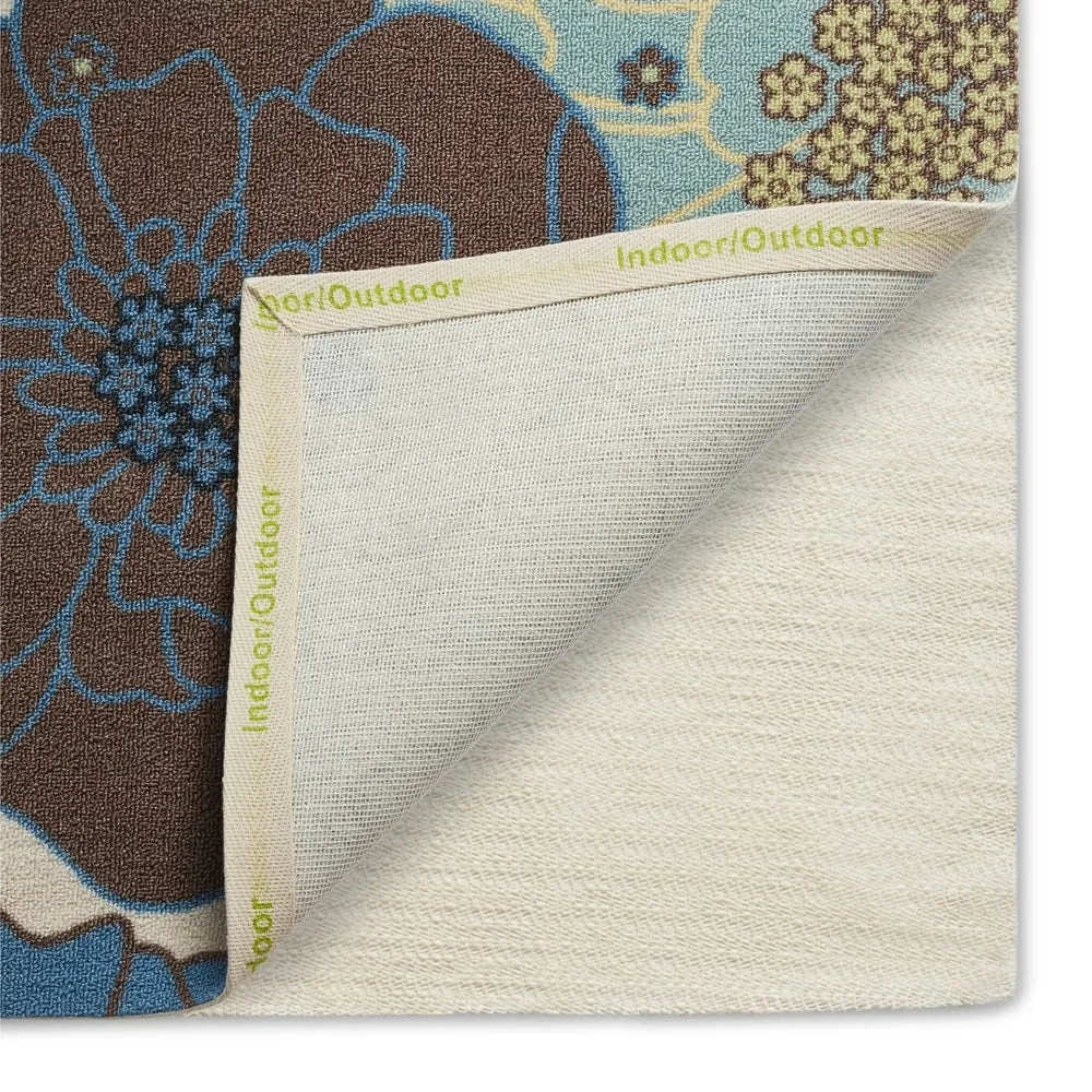 Nourison & Garden Floral Indoor / Outdoor Area Rug