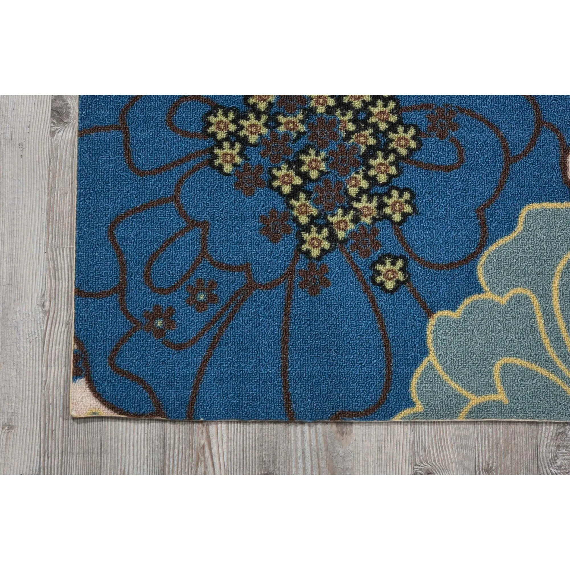 Nourison & Garden Floral Indoor / Outdoor Area Rug