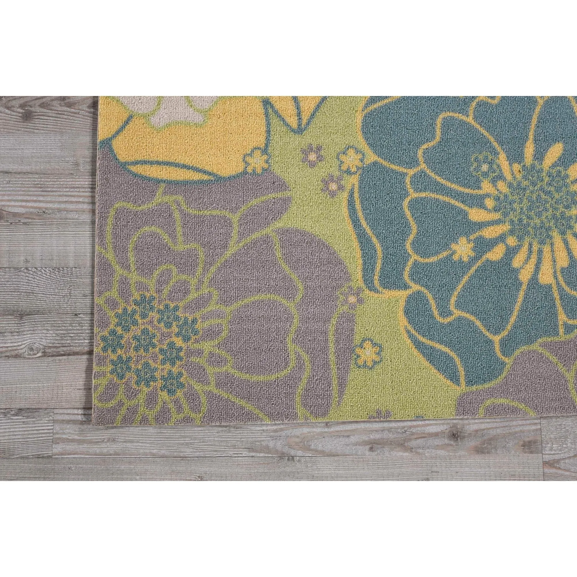 Nourison & Garden Floral Indoor / Outdoor Area Rug