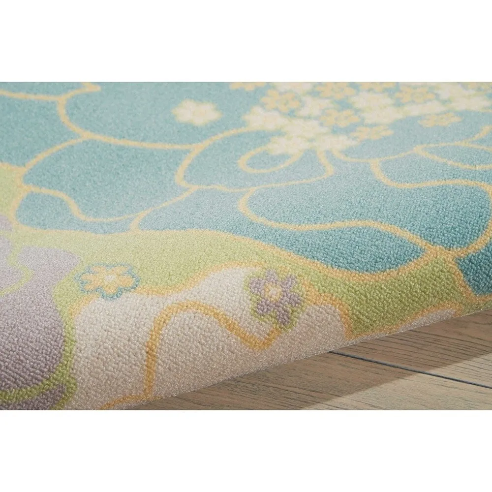 Nourison & Garden Floral Indoor / Outdoor Area Rug