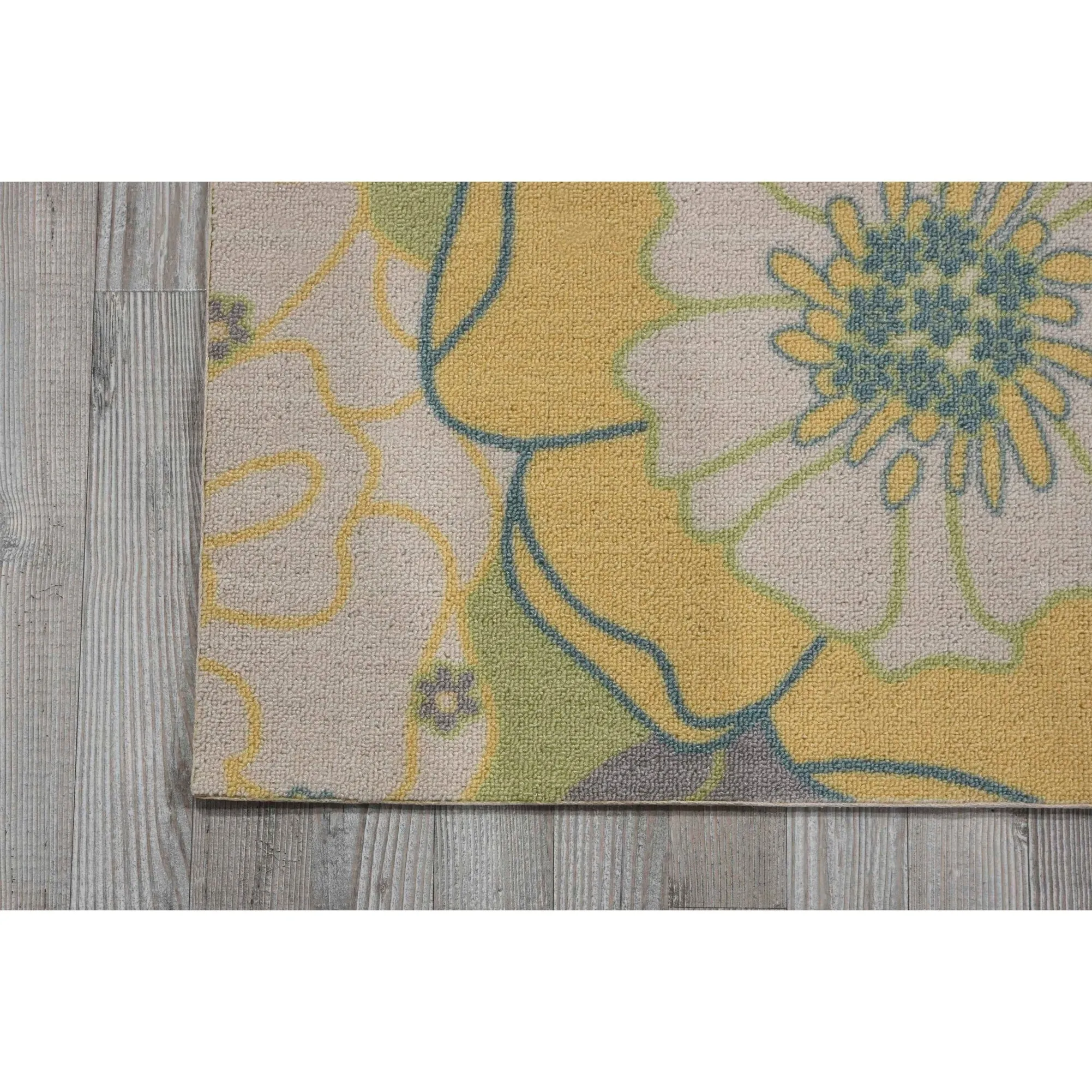 Nourison & Garden Floral Indoor / Outdoor Area Rug