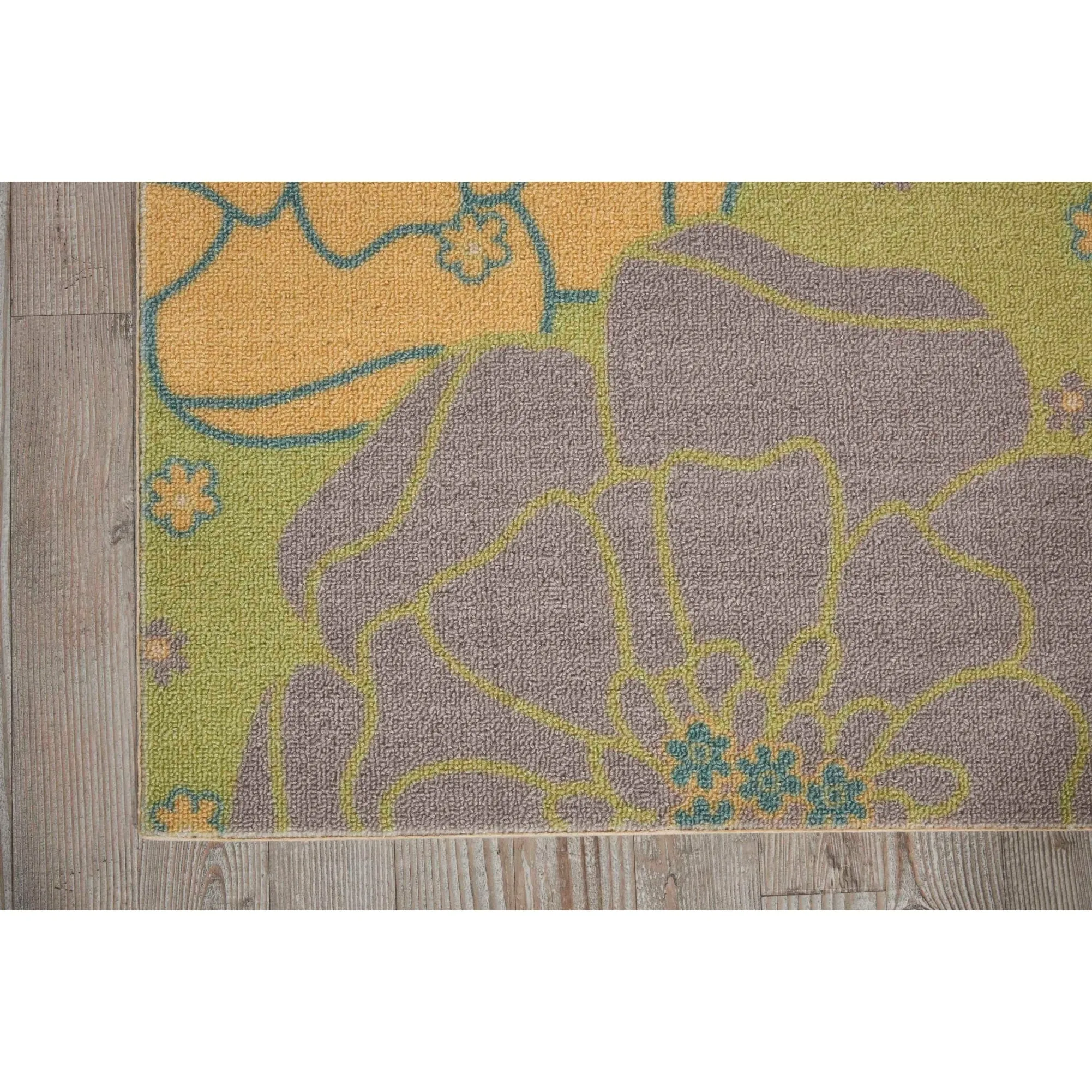 Nourison & Garden Floral Indoor / Outdoor Area Rug