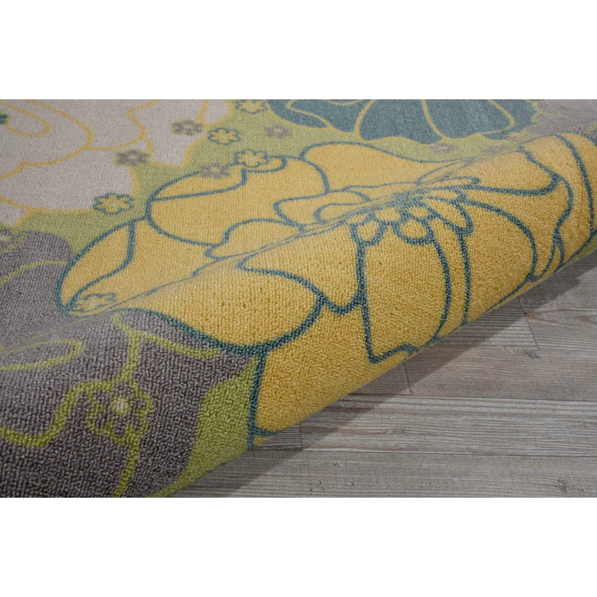 Nourison & Garden Floral Indoor / Outdoor Area Rug