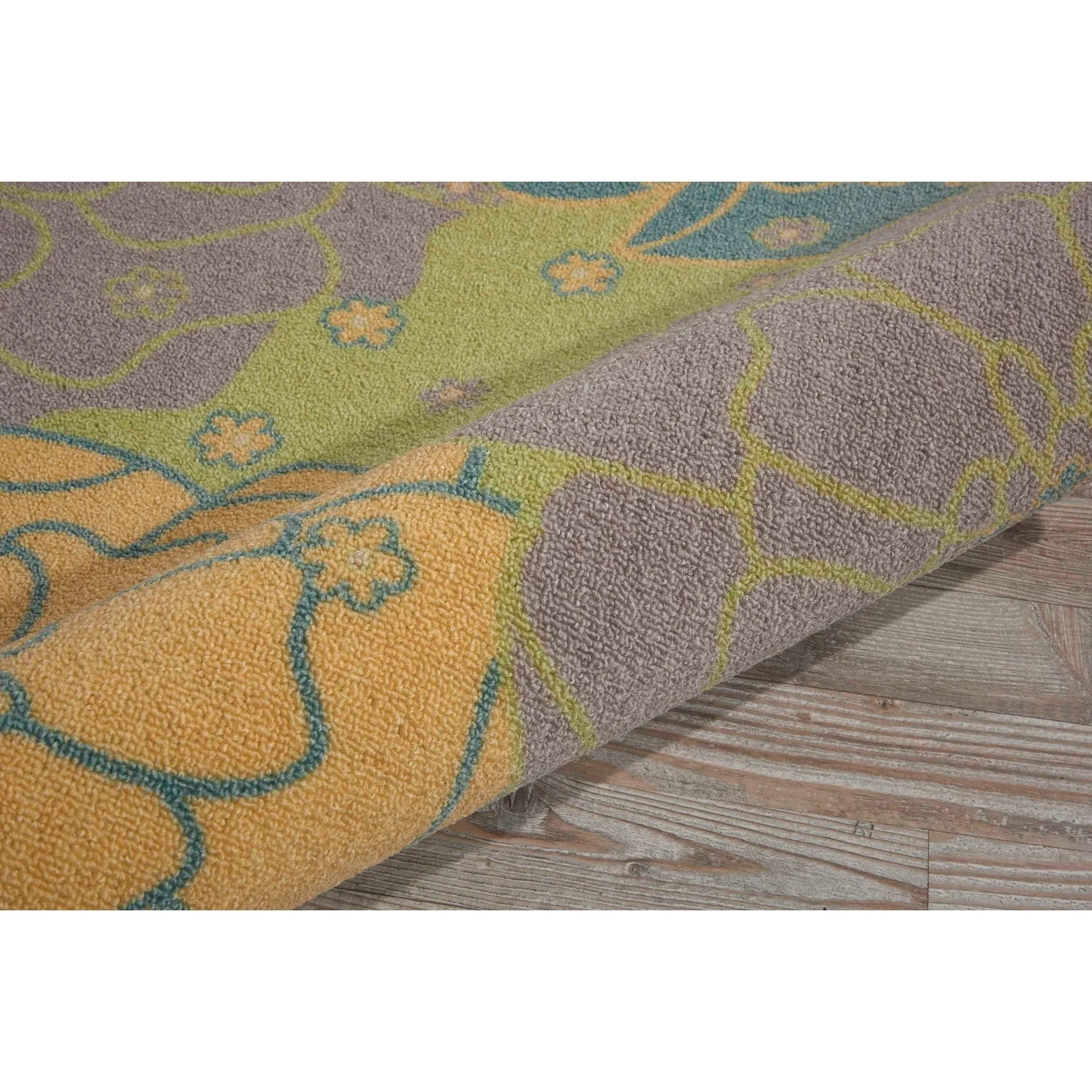 Nourison & Garden Floral Indoor / Outdoor Area Rug