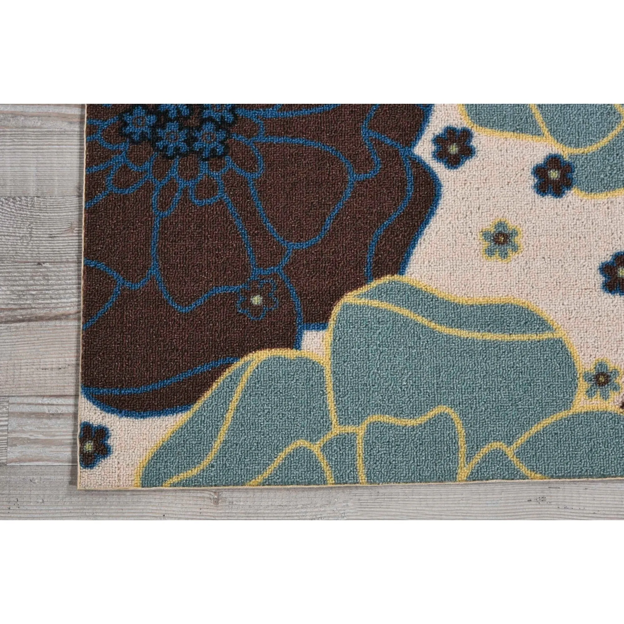 Nourison & Garden Floral Indoor / Outdoor Area Rug