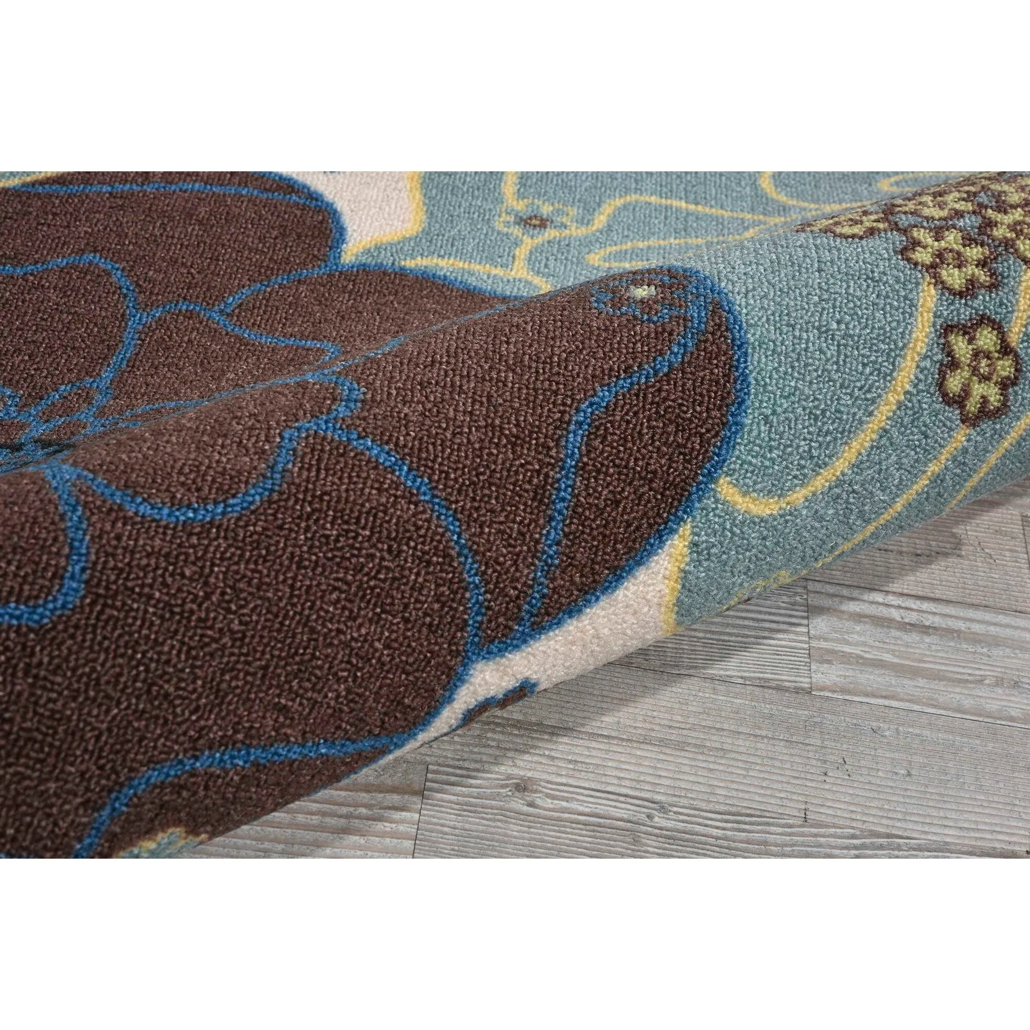 Nourison & Garden Floral Indoor / Outdoor Area Rug