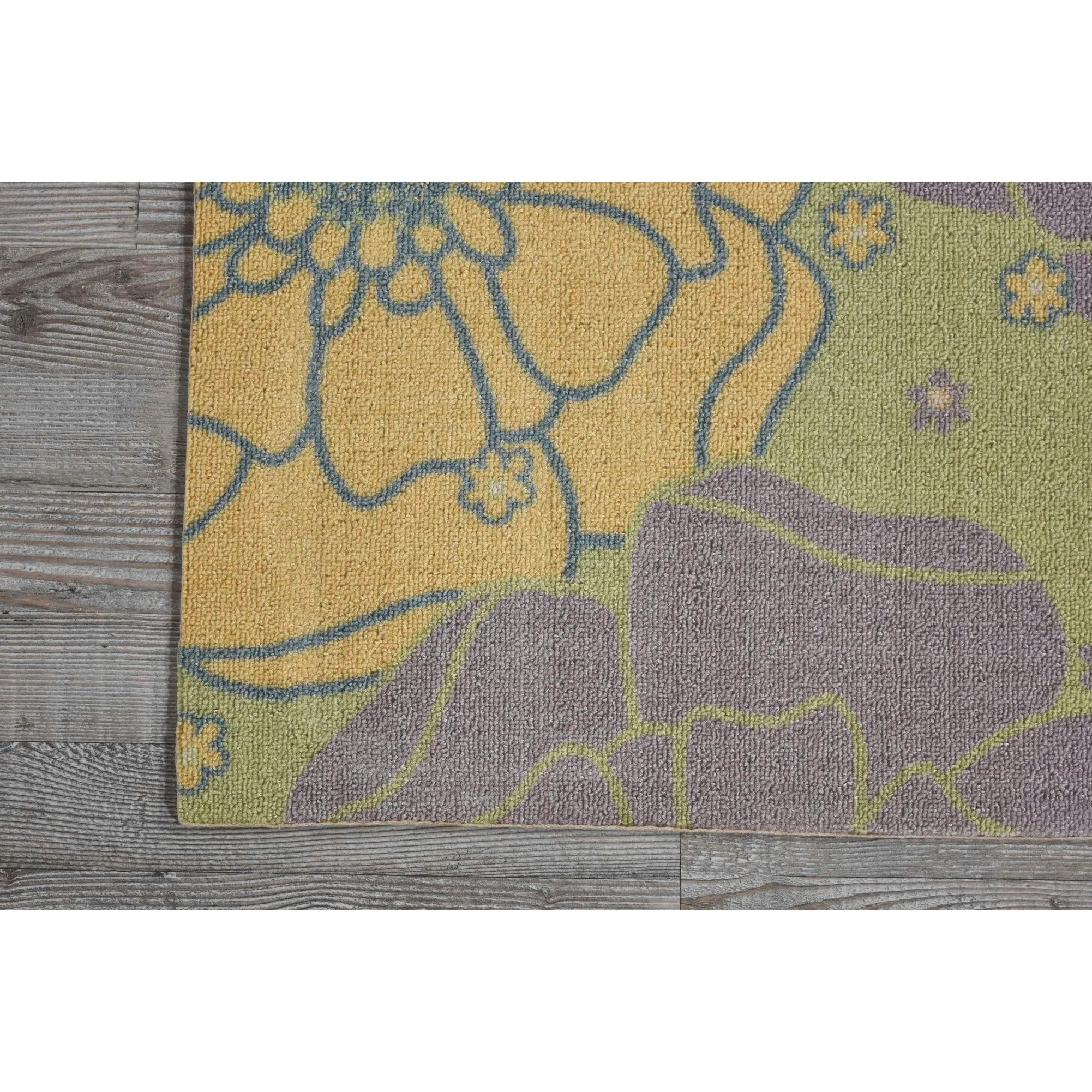 Nourison & Garden Floral Indoor / Outdoor Area Rug