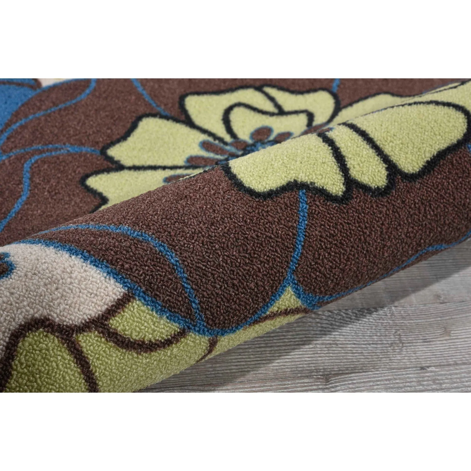 Nourison & Garden Floral Indoor / Outdoor Area Rug
