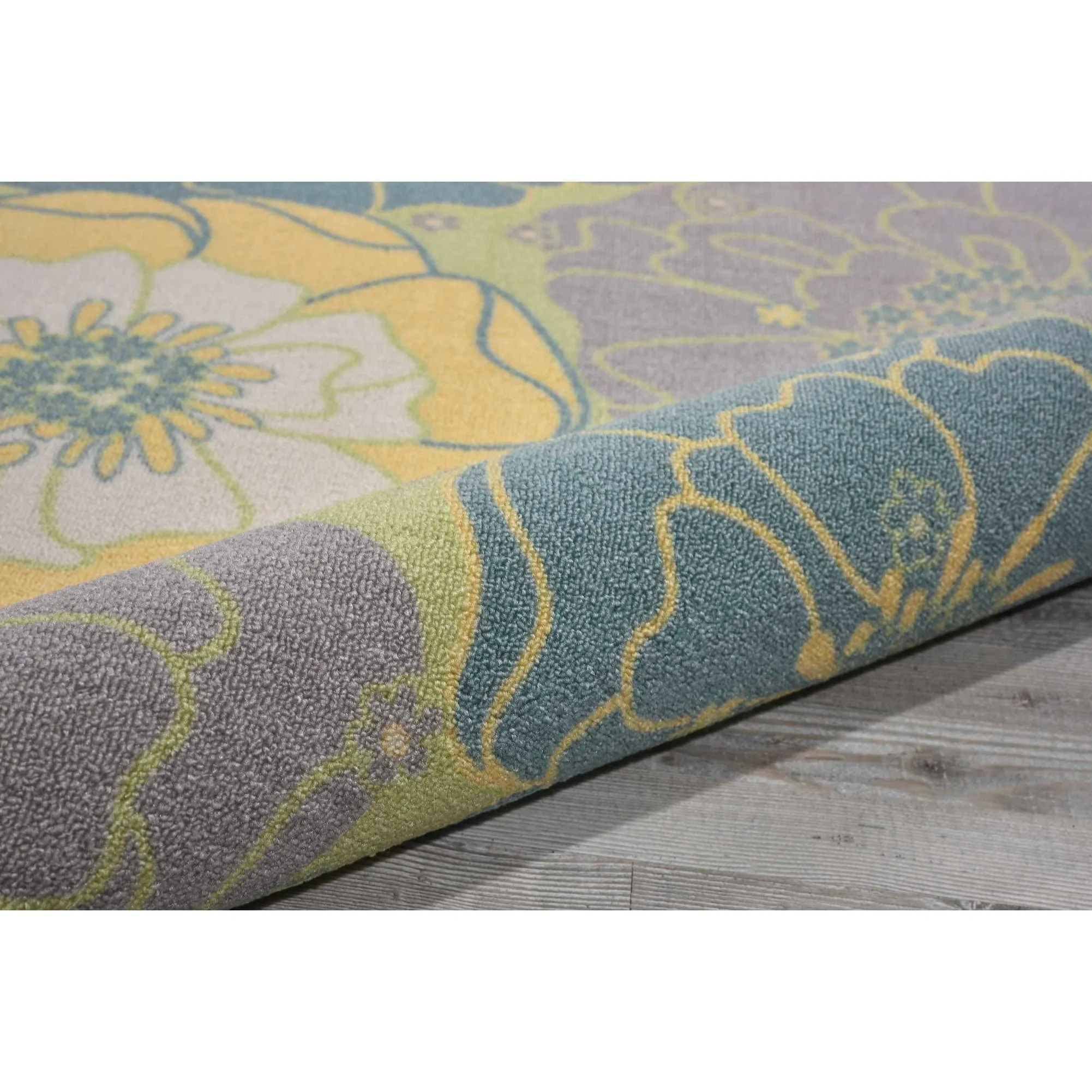 Nourison & Garden Floral Indoor / Outdoor Area Rug