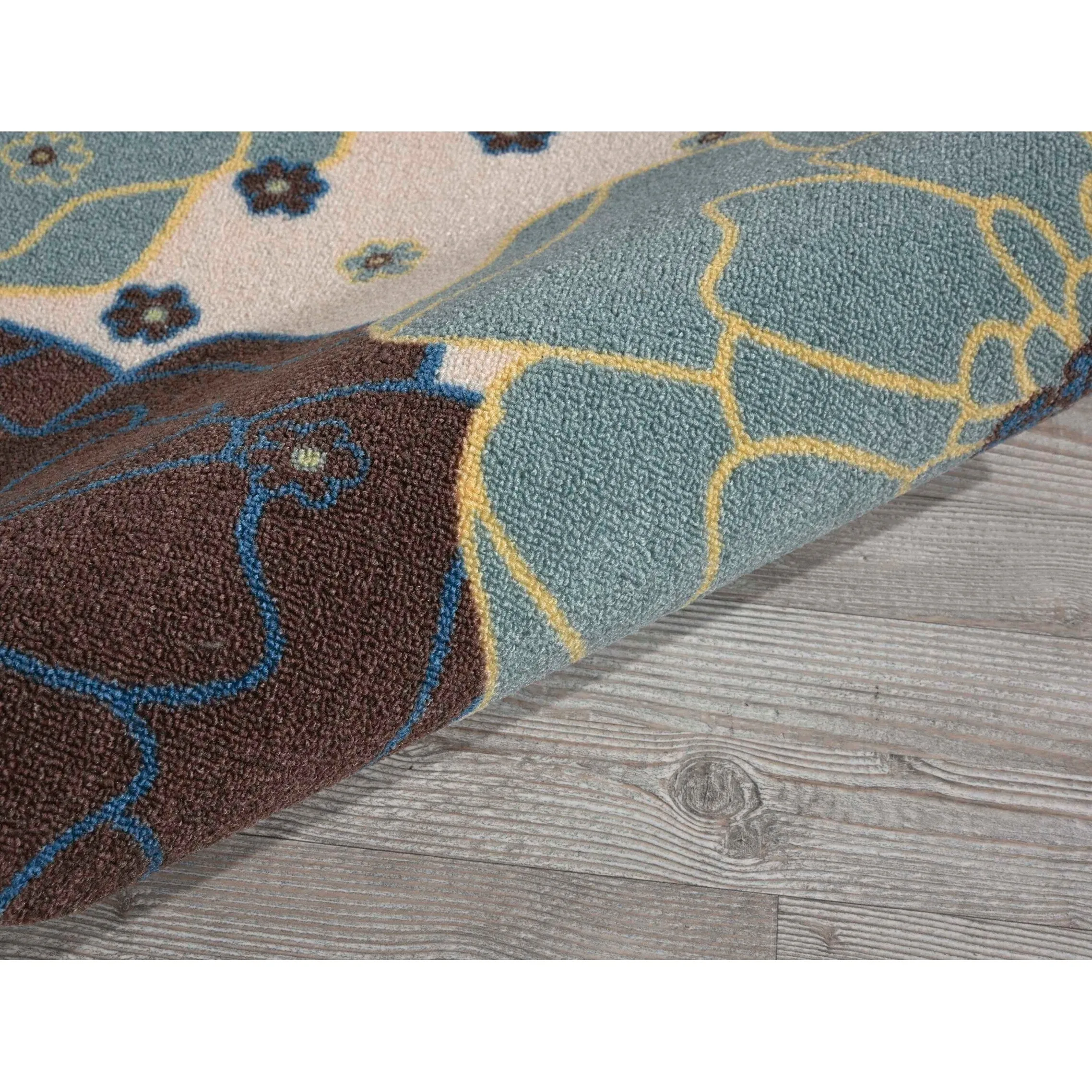 Nourison & Garden Floral Indoor / Outdoor Area Rug