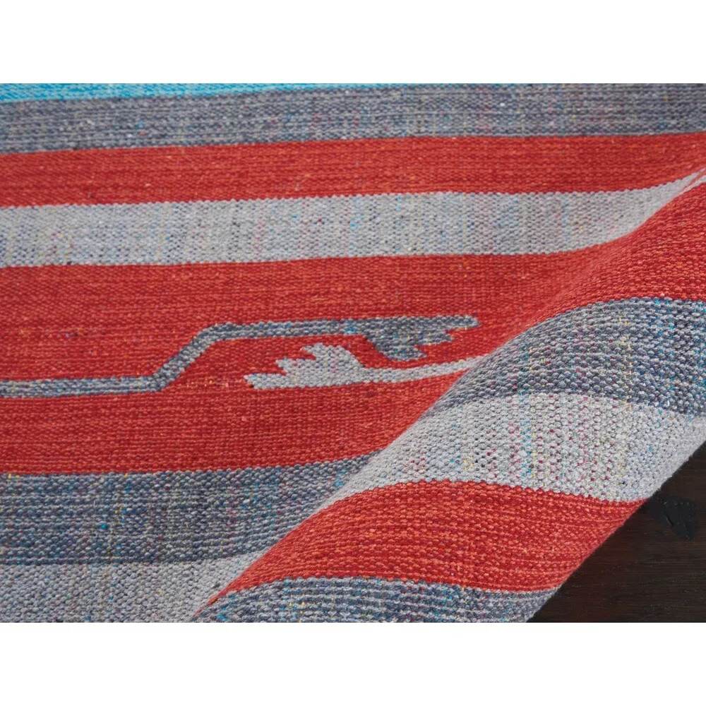 Nourison Baja Striped Southwestern Fringe Area Rug