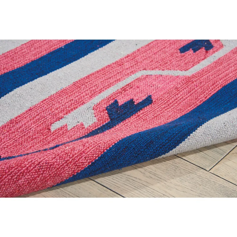 Nourison Baja Striped Southwestern Fringe Area Rug