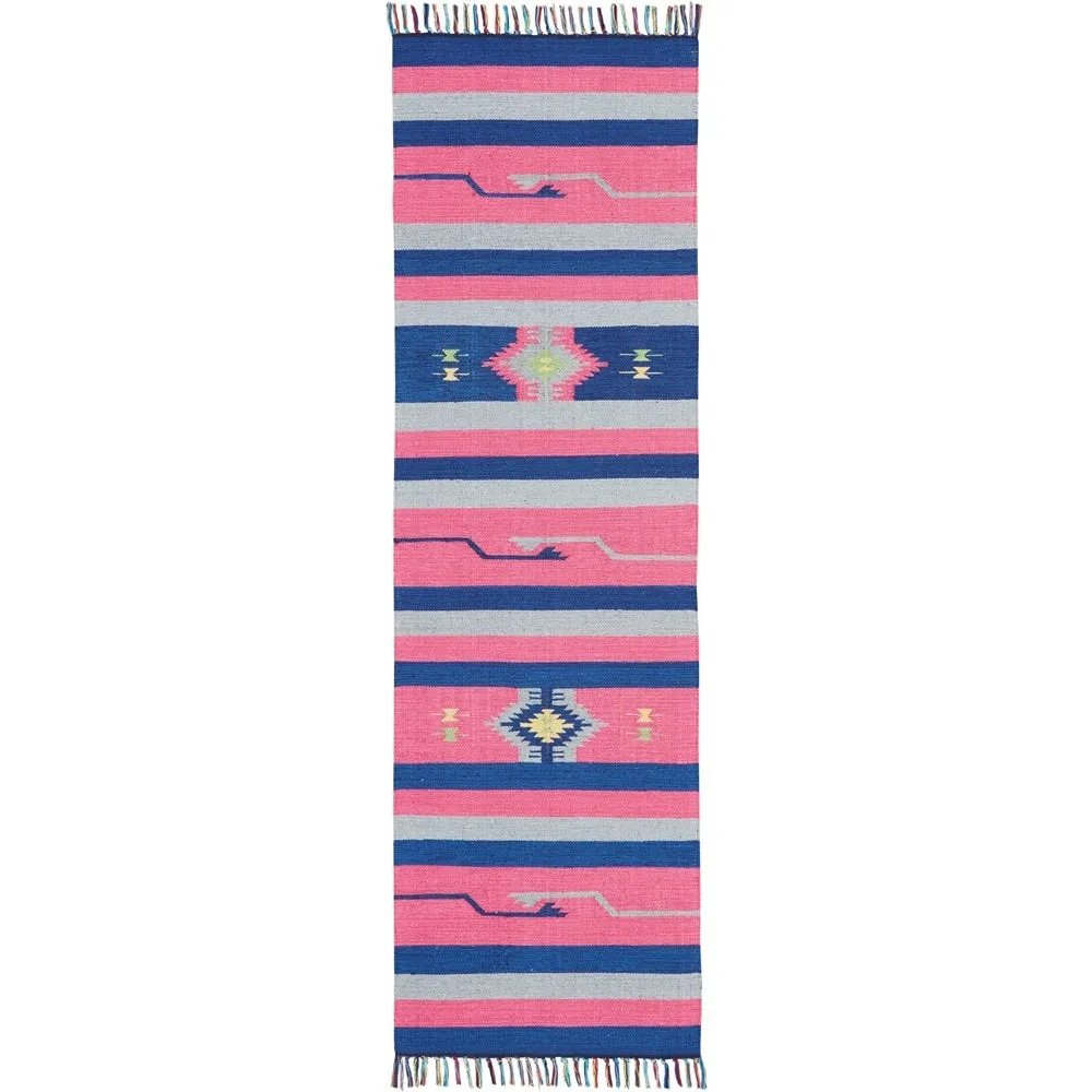 Nourison Baja Striped Southwestern Fringe Area Rug