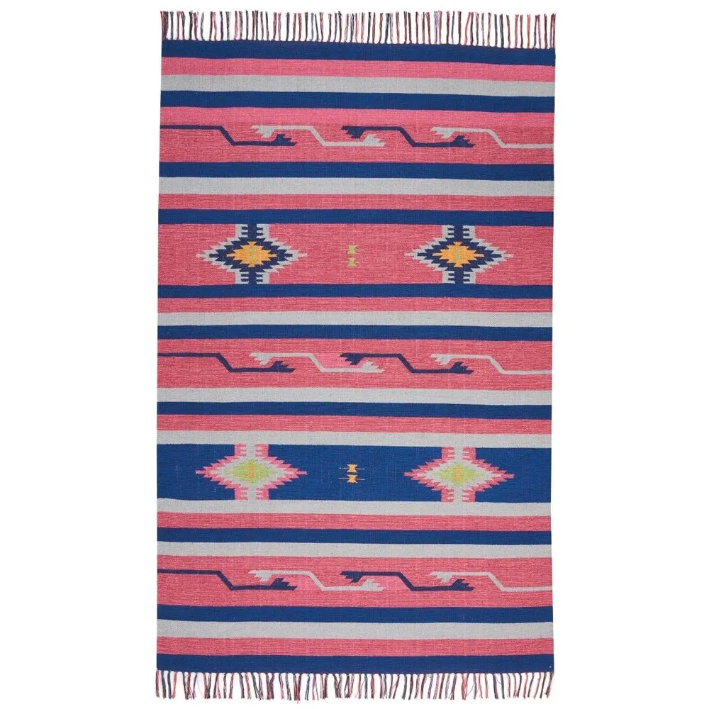 Nourison Baja Striped Southwestern Fringe Area Rug