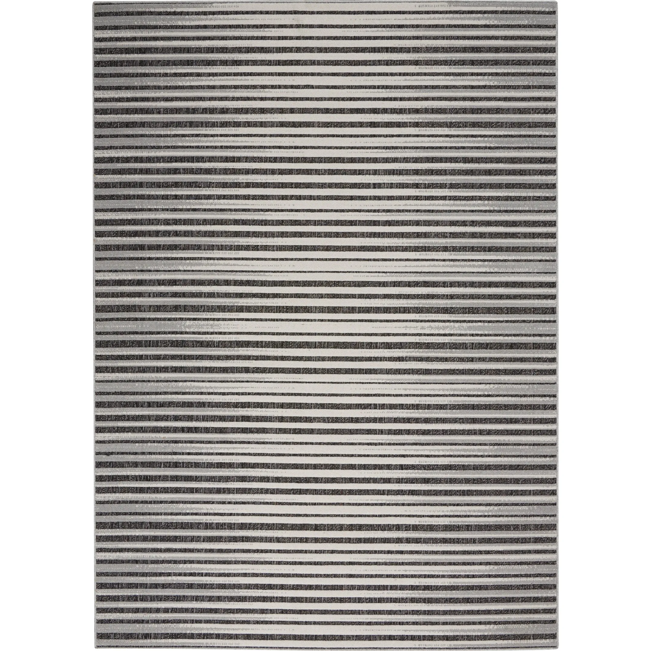 Nourison Calobra Traditional Geometric Stripe Indoor Outdoor Striped Area Rug