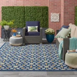 Nourison Caribbean Contemporary Floral Indoor/ Outdoor Area Rug