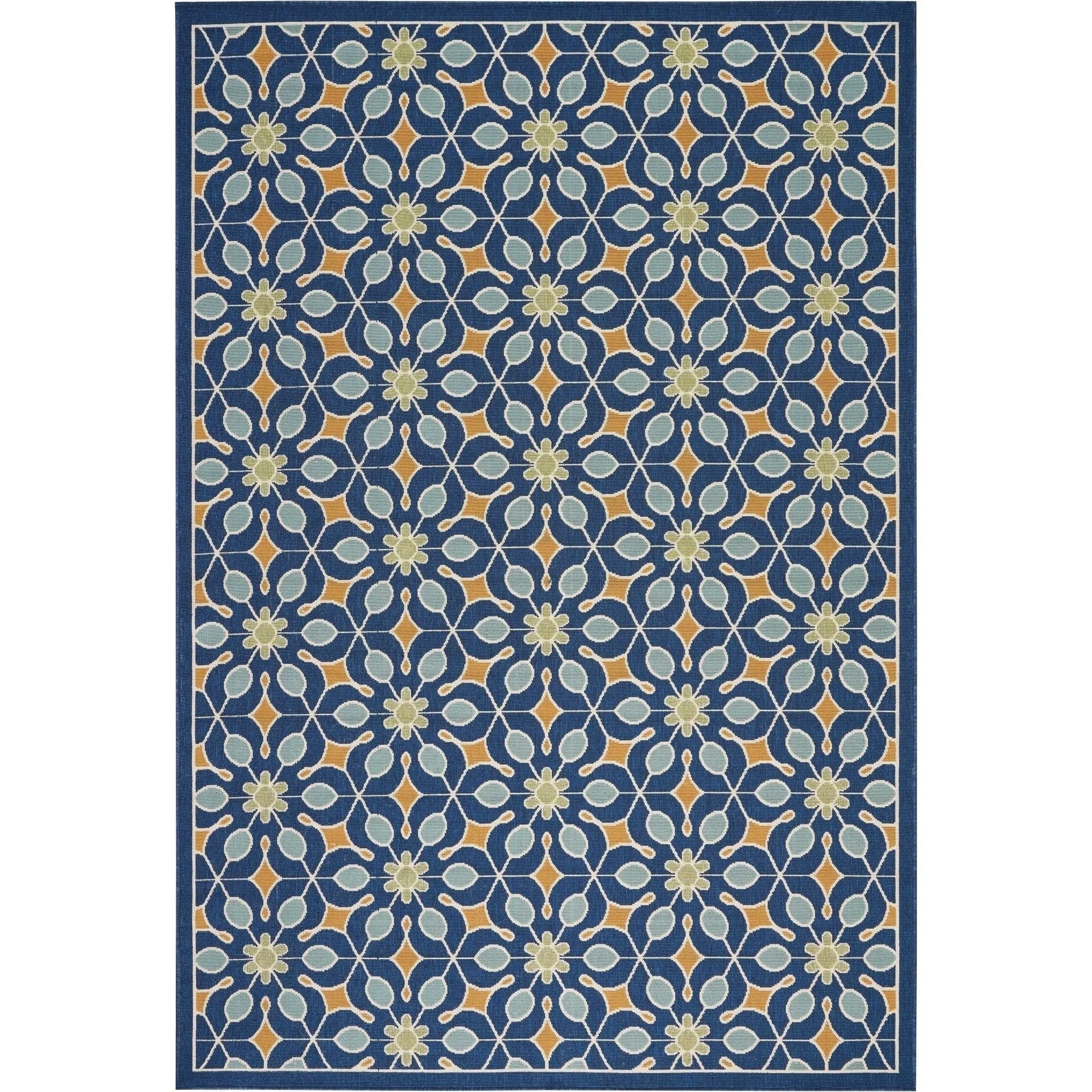 Nourison Caribbean Contemporary Floral Indoor/ Outdoor Area Rug