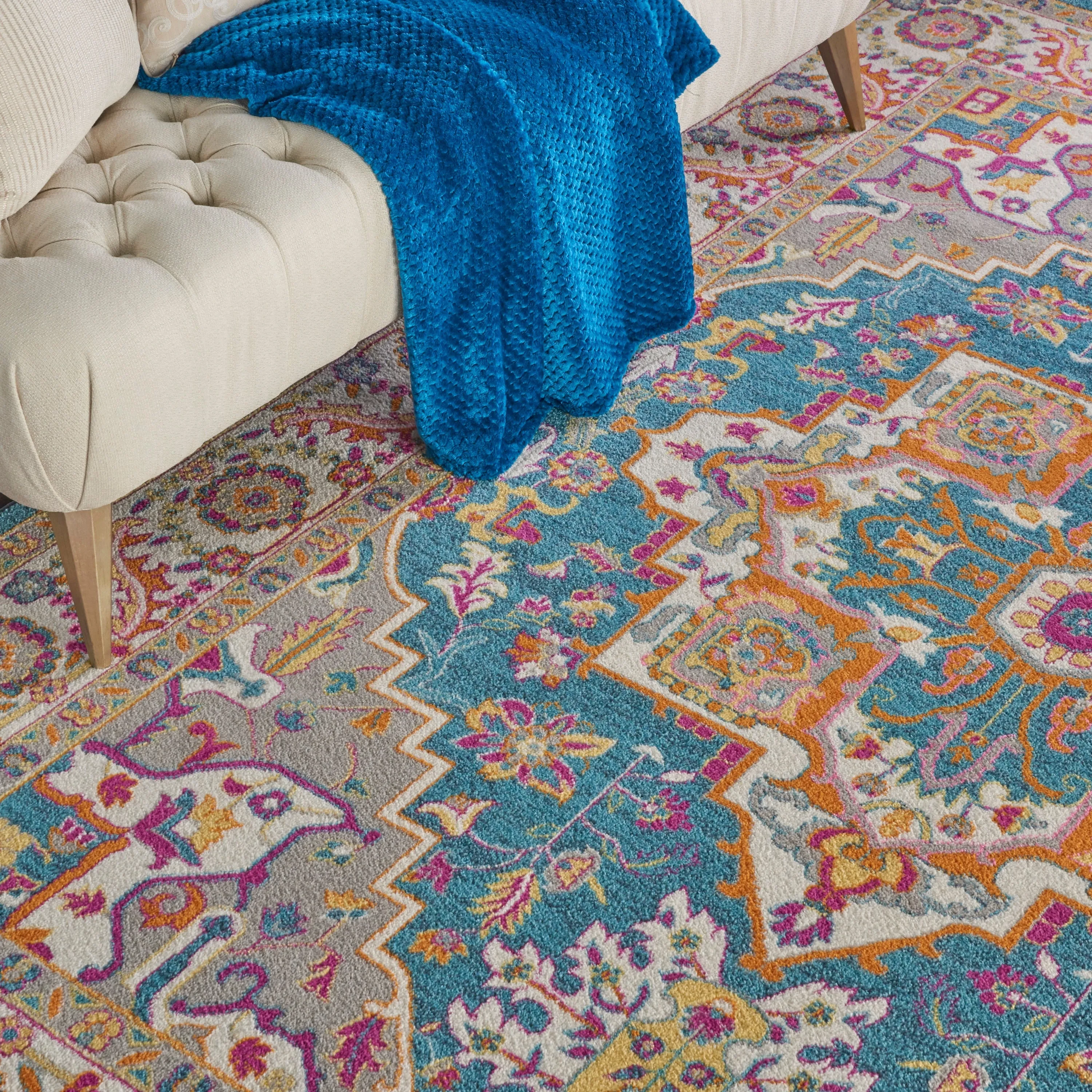 Nourison Cayuga Oushak Boho Medallion Area Rug