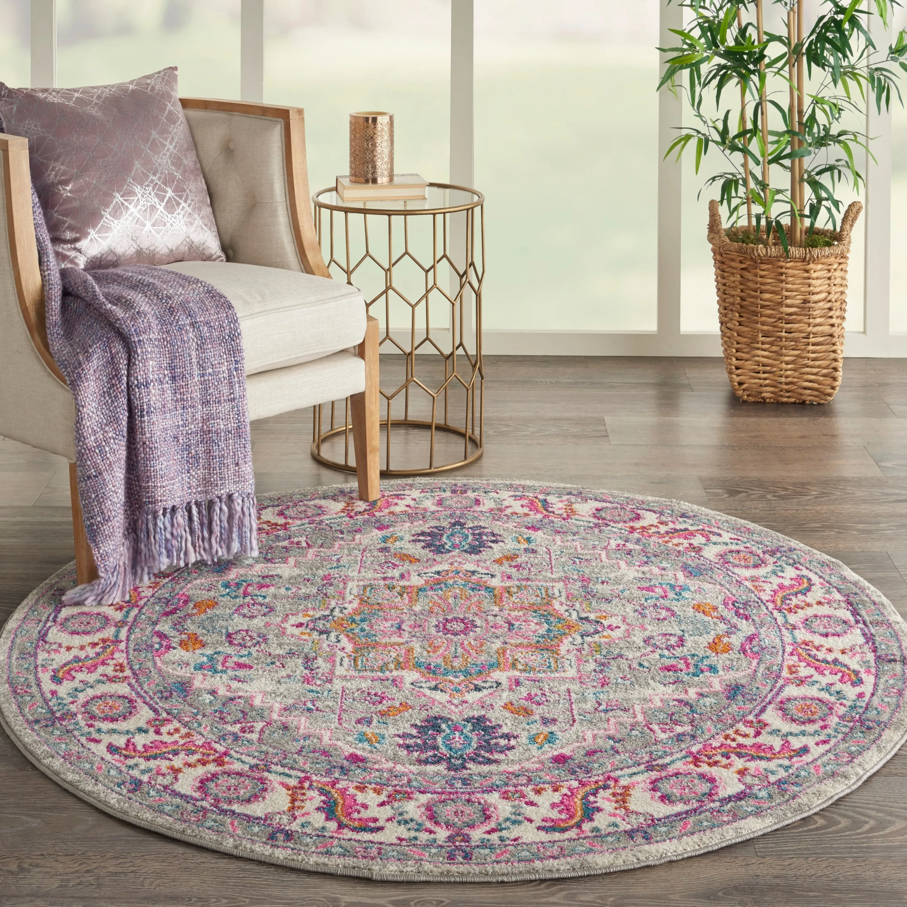 Nourison Cayuga Oushak Boho Medallion Area Rug