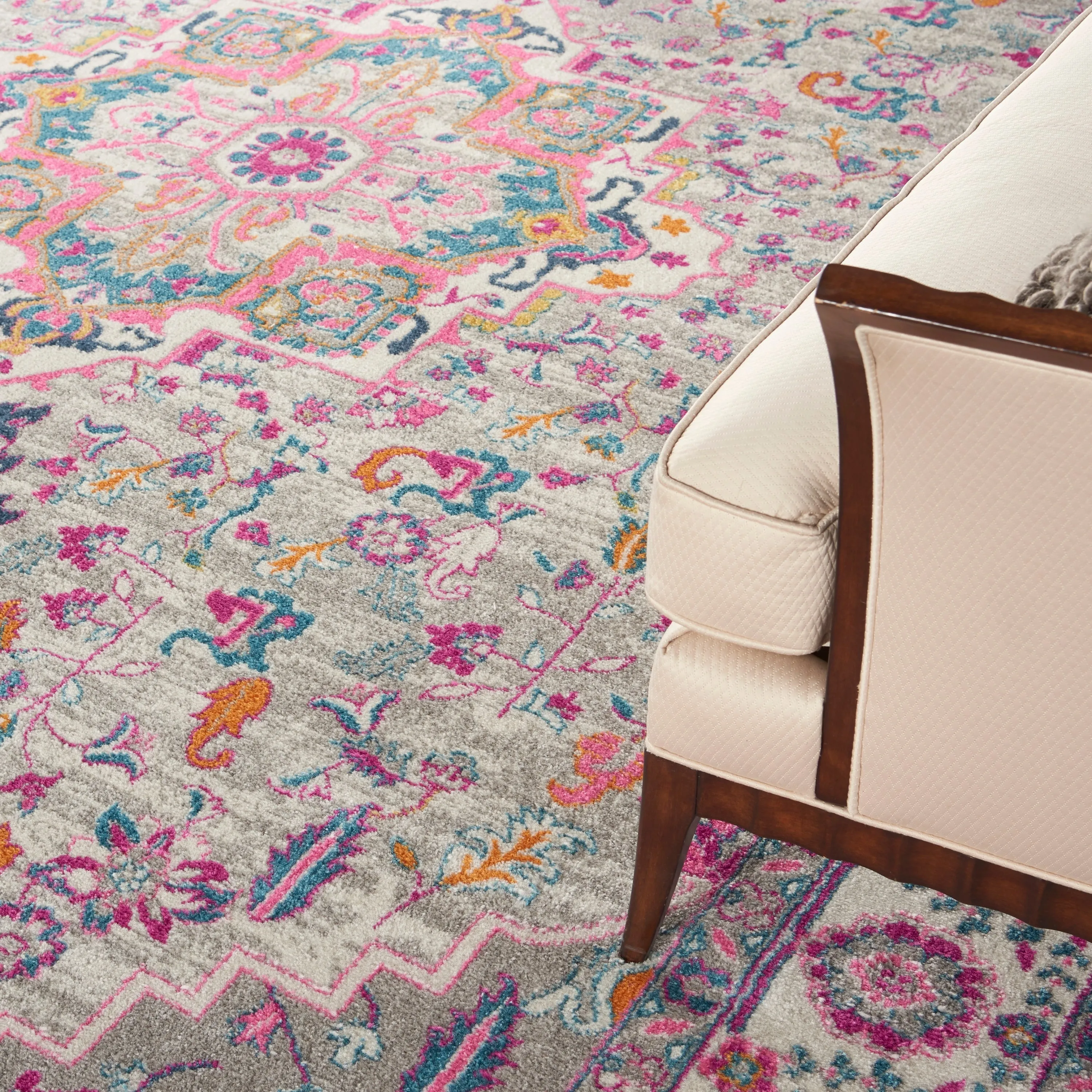 Nourison Cayuga Oushak Boho Medallion Area Rug