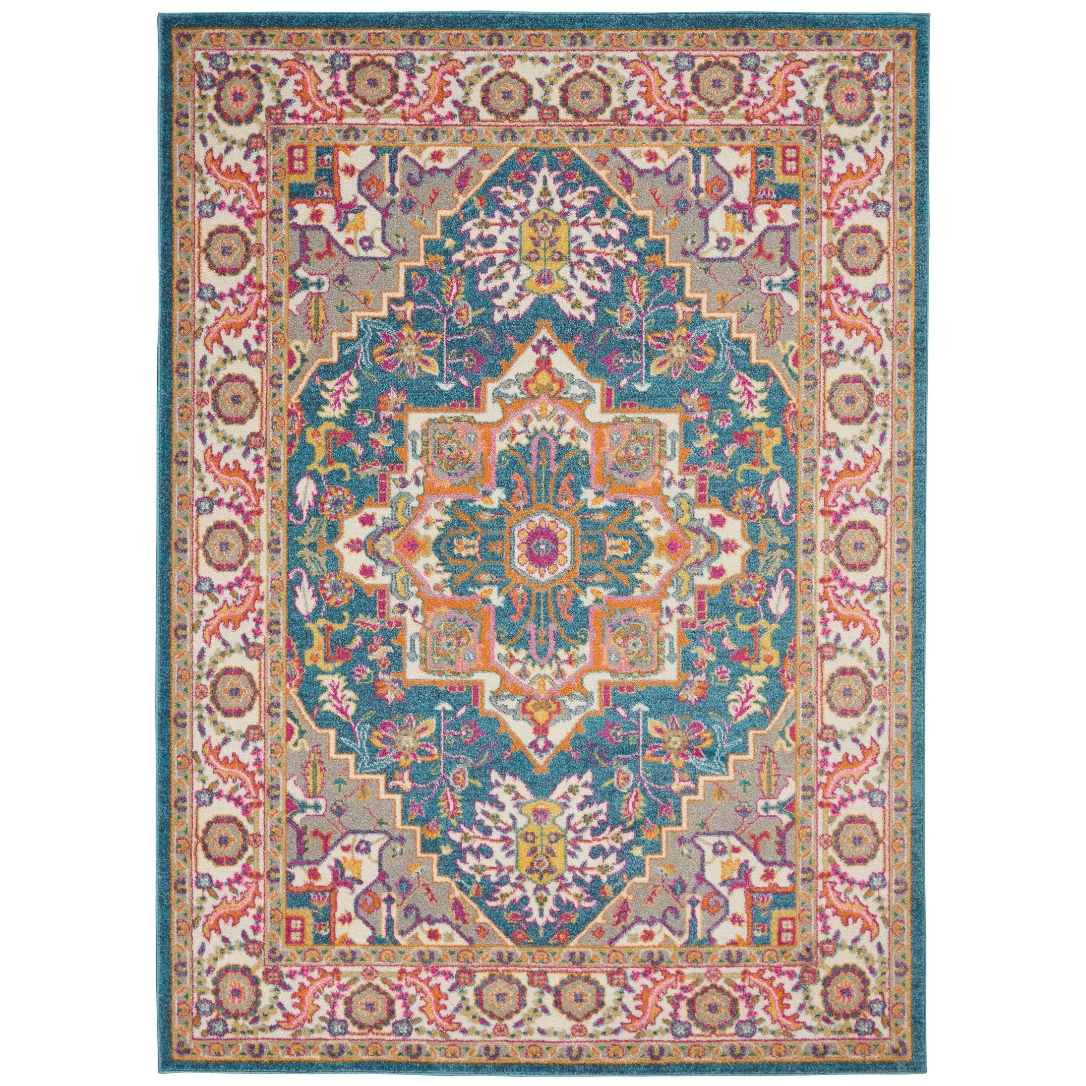 Nourison Cayuga Oushak Boho Medallion Area Rug