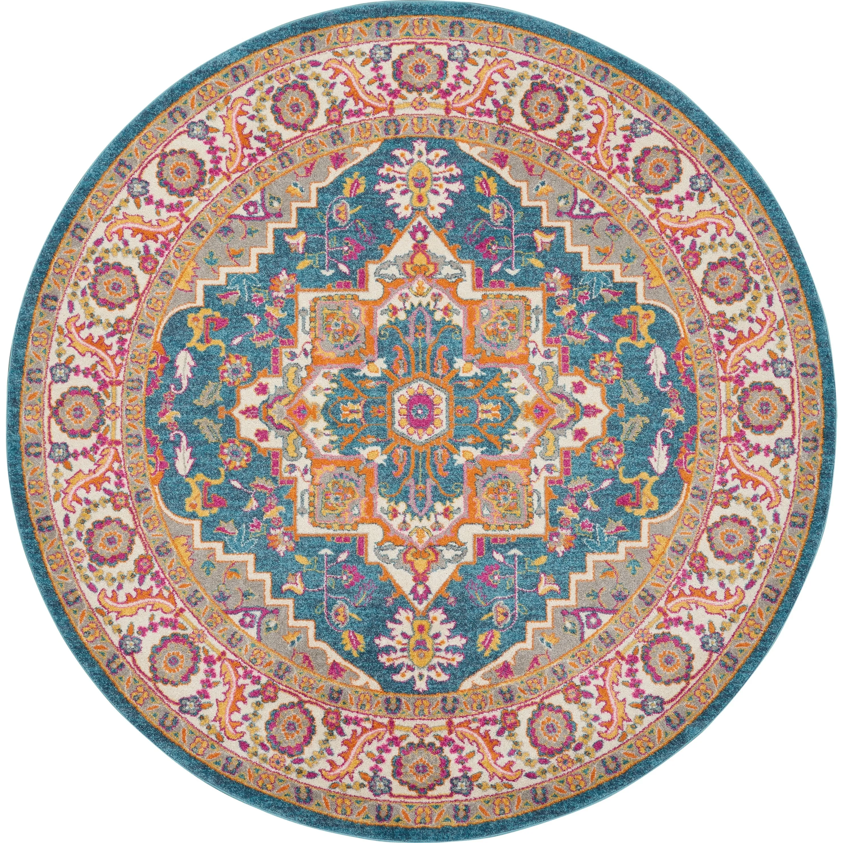 Nourison Cayuga Oushak Boho Medallion Area Rug