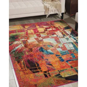 Nourison Celestial Abstract Colorful Area Rug