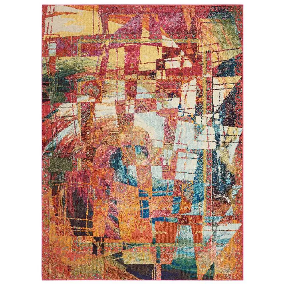 Nourison Celestial Abstract Colorful Area Rug