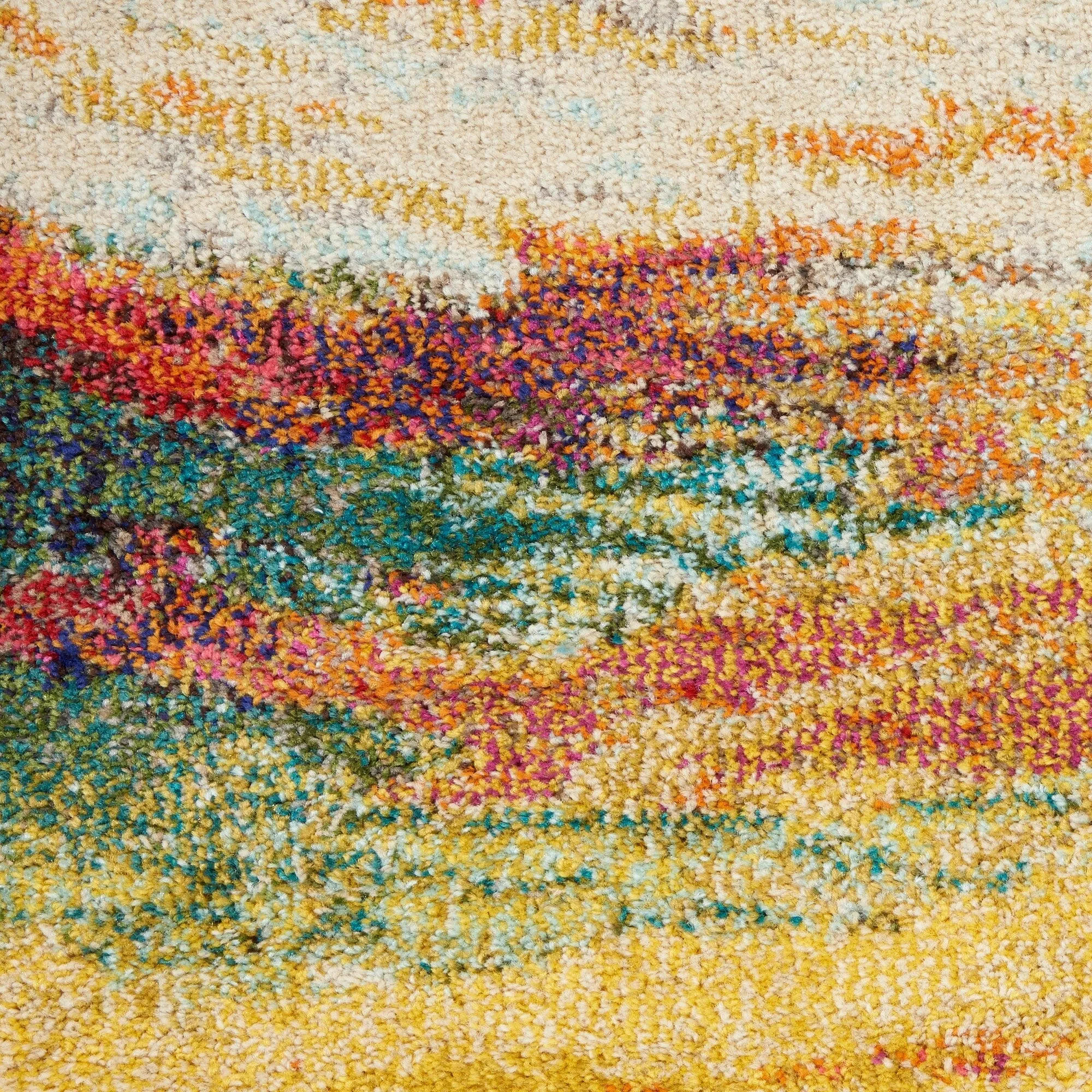 Nourison Celestial Abstract Modern Multicolored Colorful Wave Area Rug
