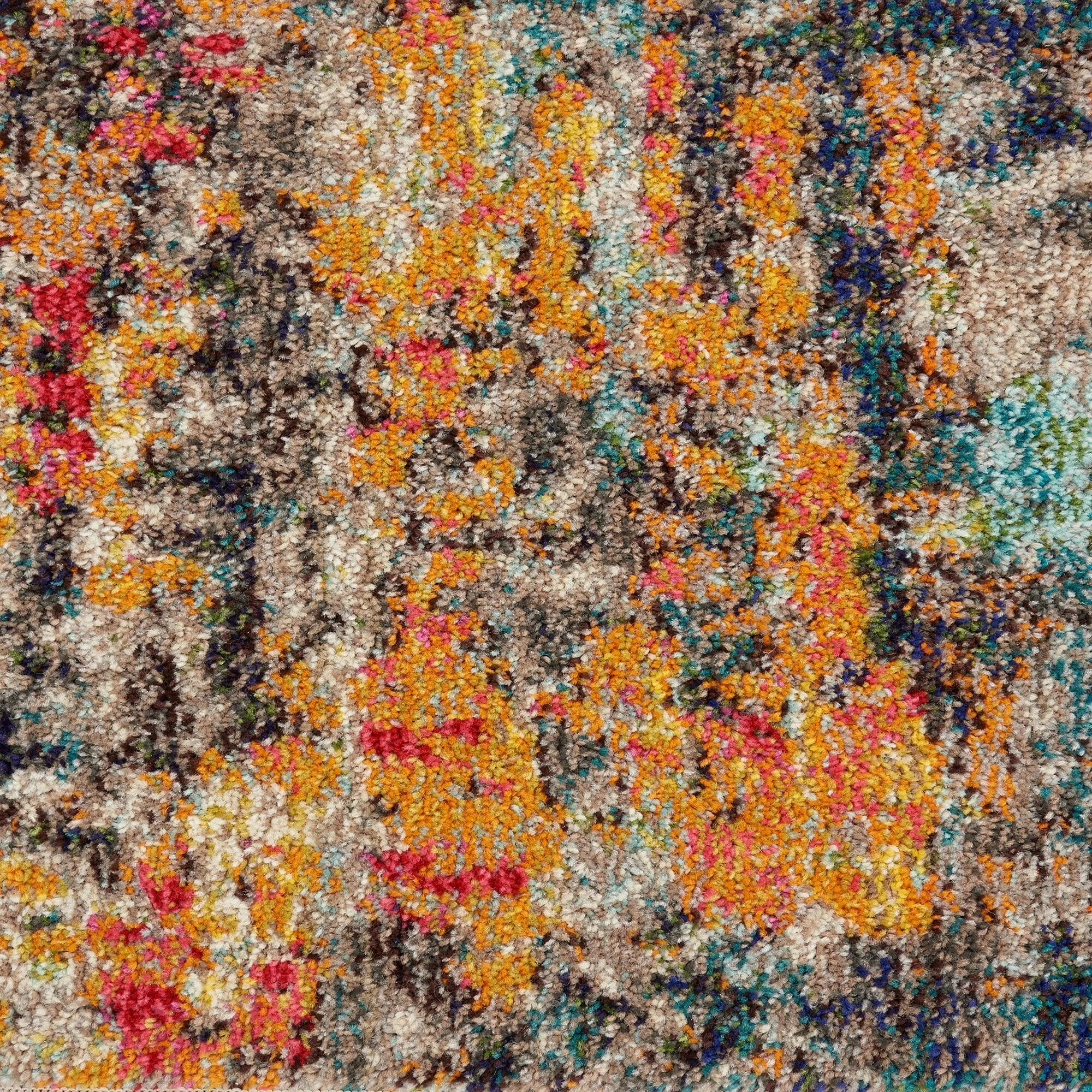Nourison Celestial Multicolor Abstract Modern Boho Area Rug