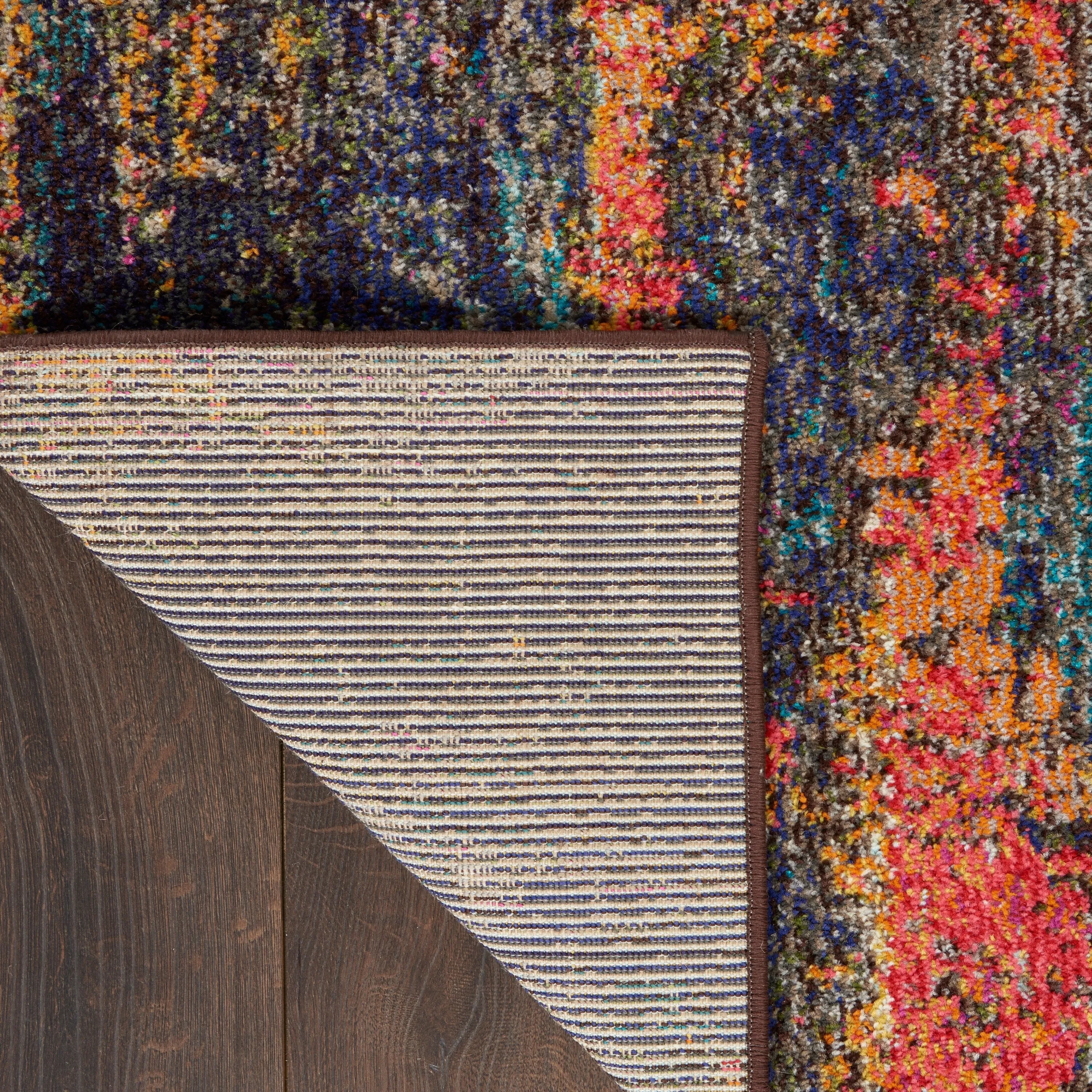 Nourison Celestial Multicolor Abstract Modern Boho Area Rug