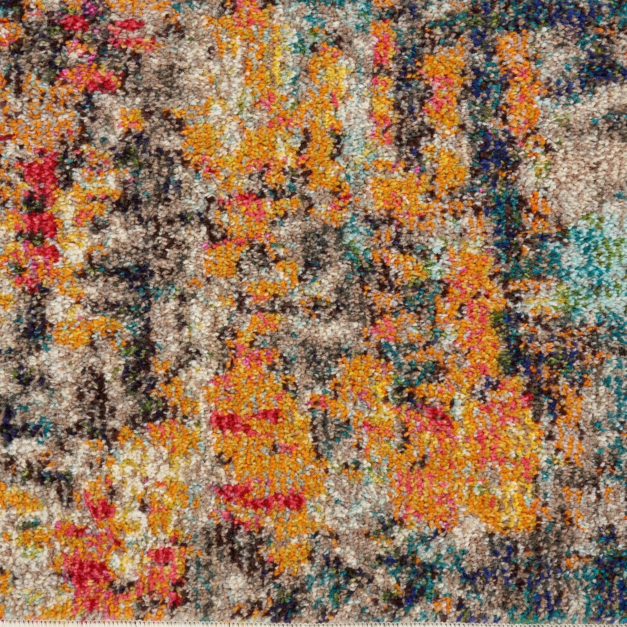 Nourison Celestial Multicolor Abstract Modern Boho Area Rug