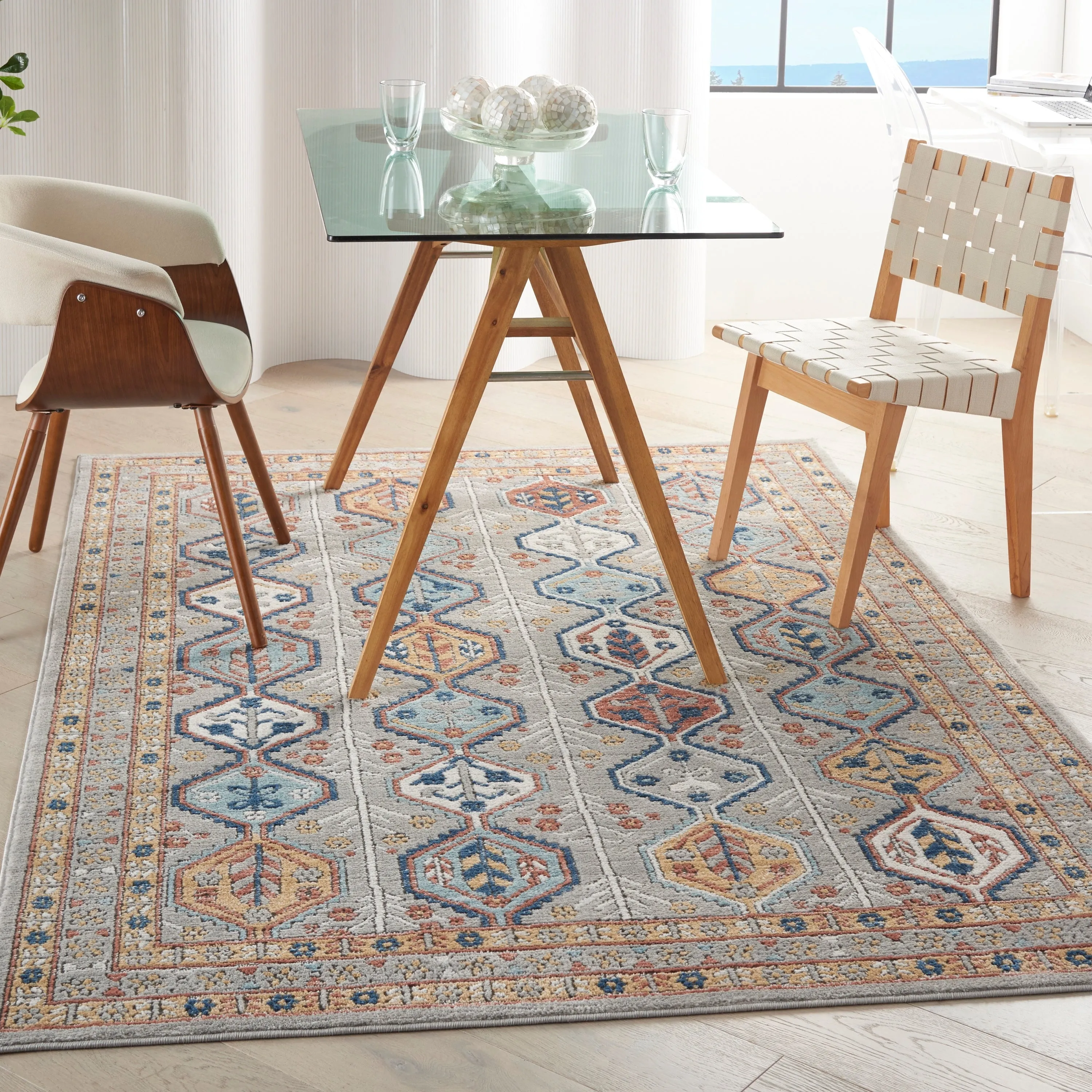 Nourison Concerto Traditional Persian Geometric Area Rug