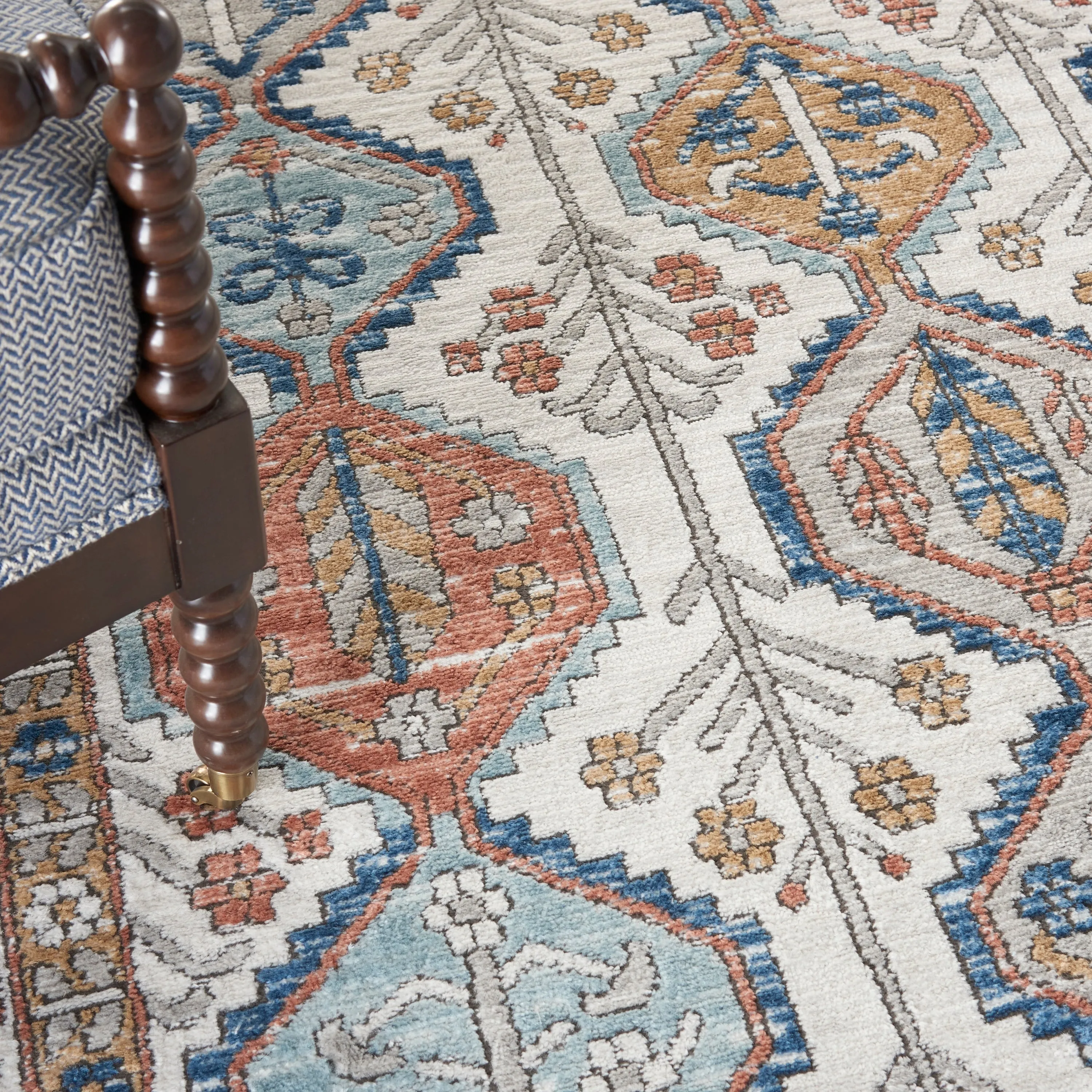 Nourison Concerto Traditional Persian Geometric Area Rug