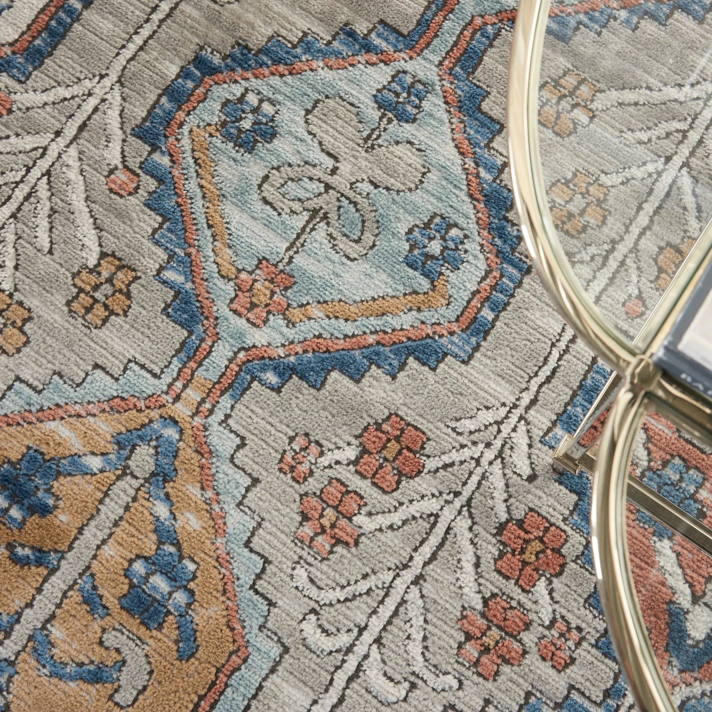 Nourison Concerto Traditional Persian Geometric Area Rug