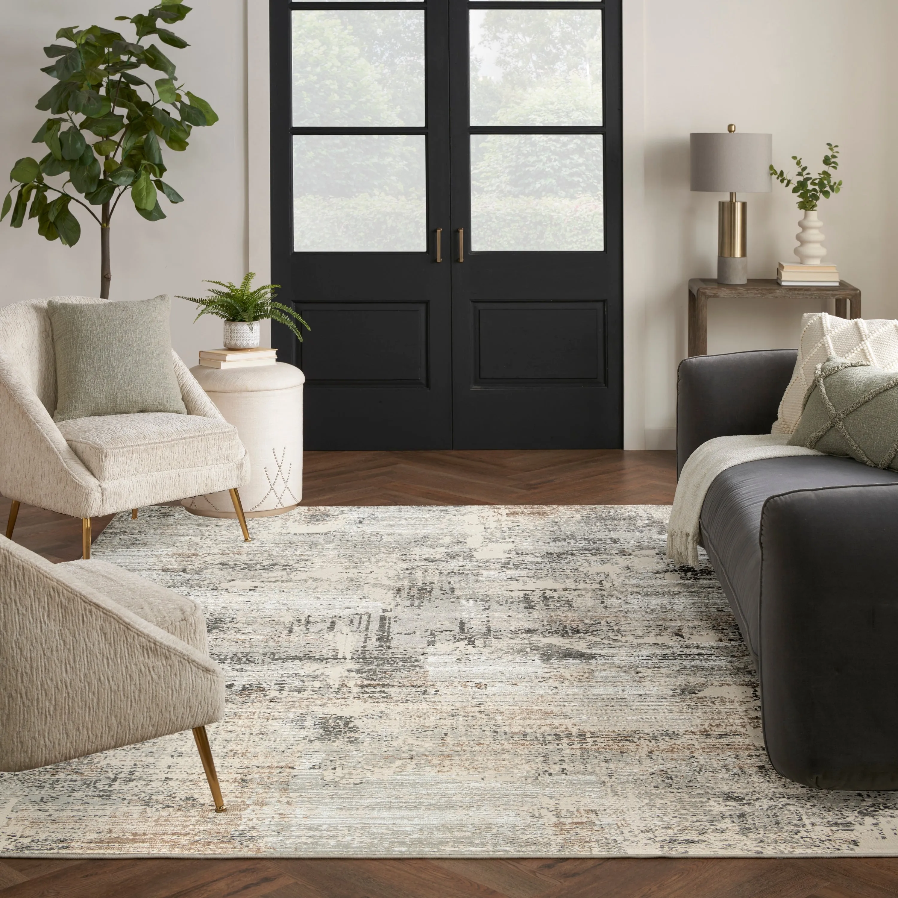 Nourison Eco-Friendly Indoor Abstract Area Rug